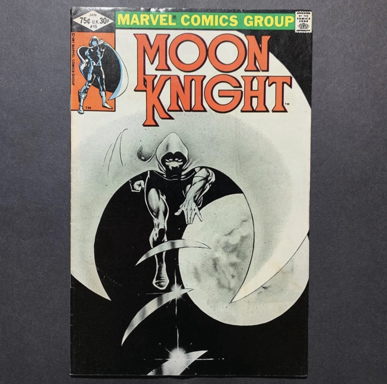 Moon Knight 15 - 1st Appearance Of Xenos - Bronze Age Marvel Comics 1982