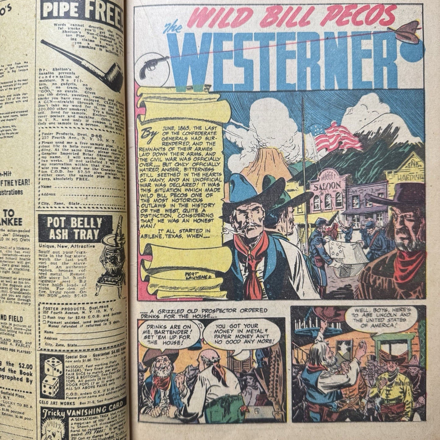 Westerner 15 - Golden Age Orbit-Wanted Comics 1948