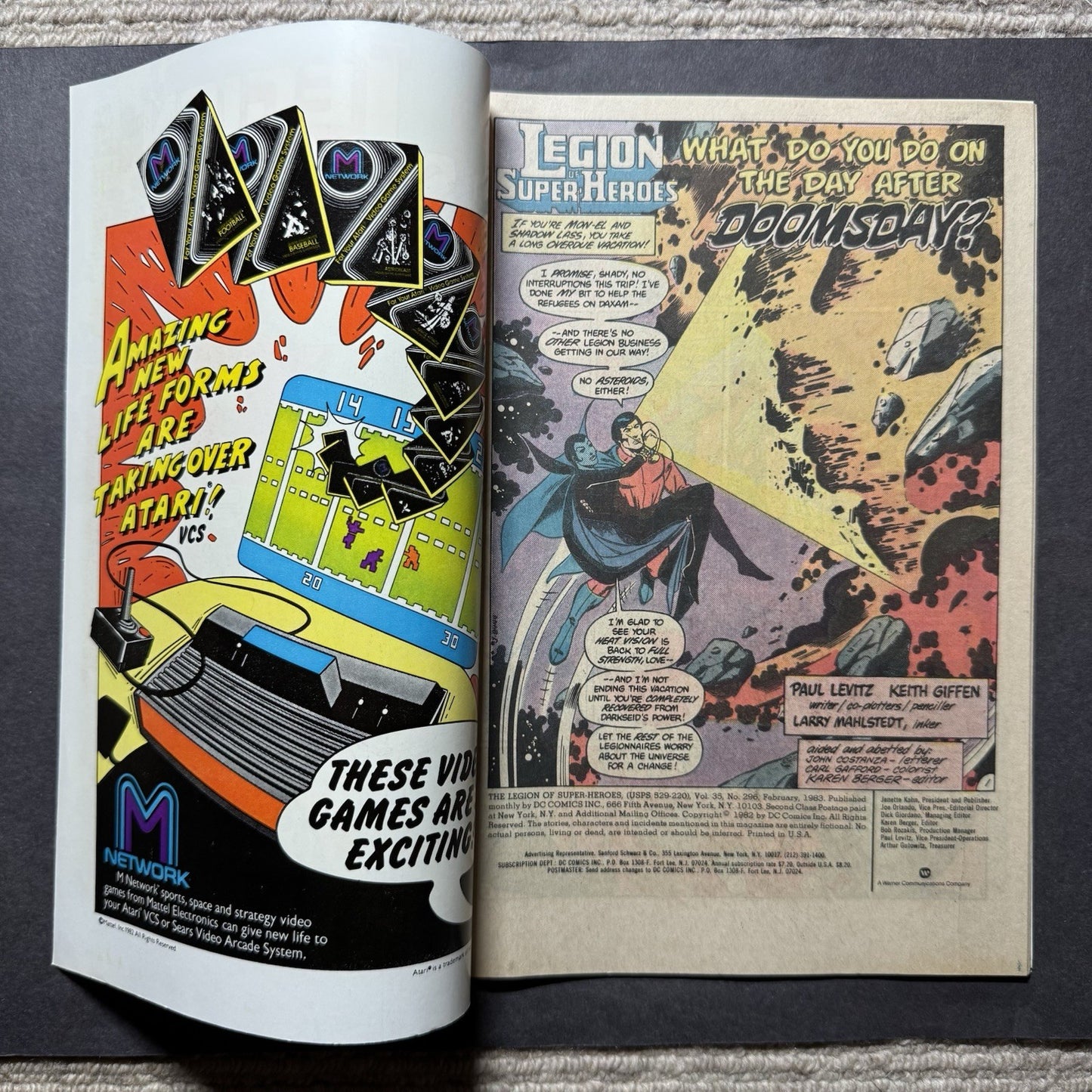 Legion Of Super-Heroes 296 - Bronze Age Dc Comics 1983