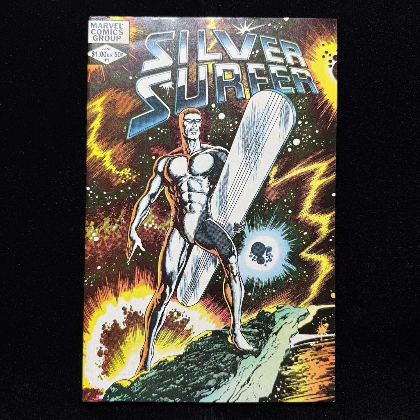 Silver Surfer 1 - Origin Of Silver Surfer - Bronze Age Marvel Comics 1982