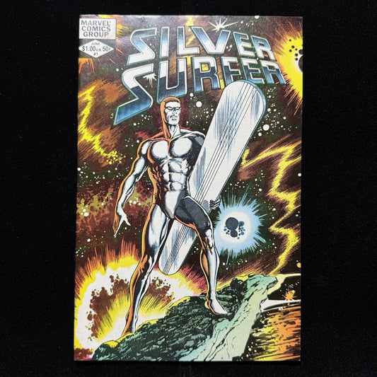 Silver Surfer 1 - Origin Of Silver Surfer - Bronze Age Marvel Comics 1982