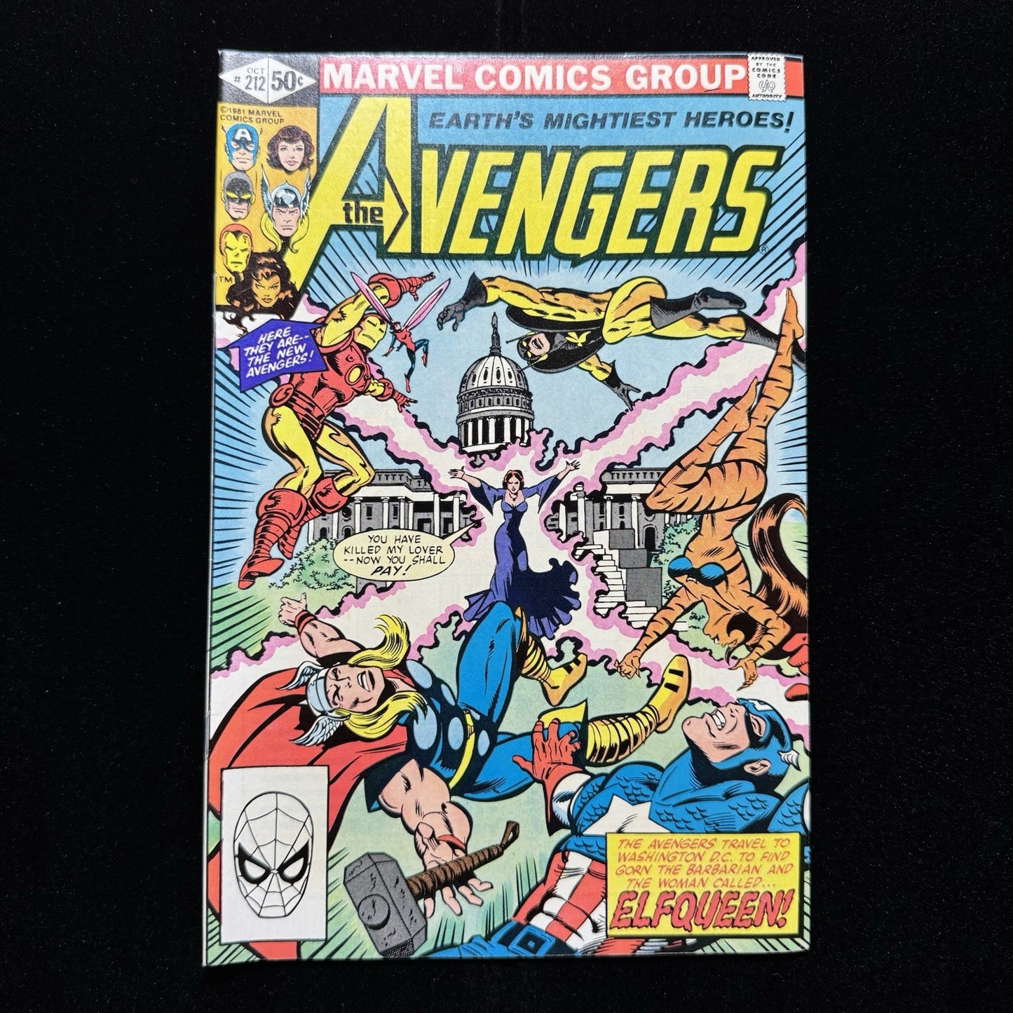Avengers 212 - Bronze Age Marvel Comics 1981