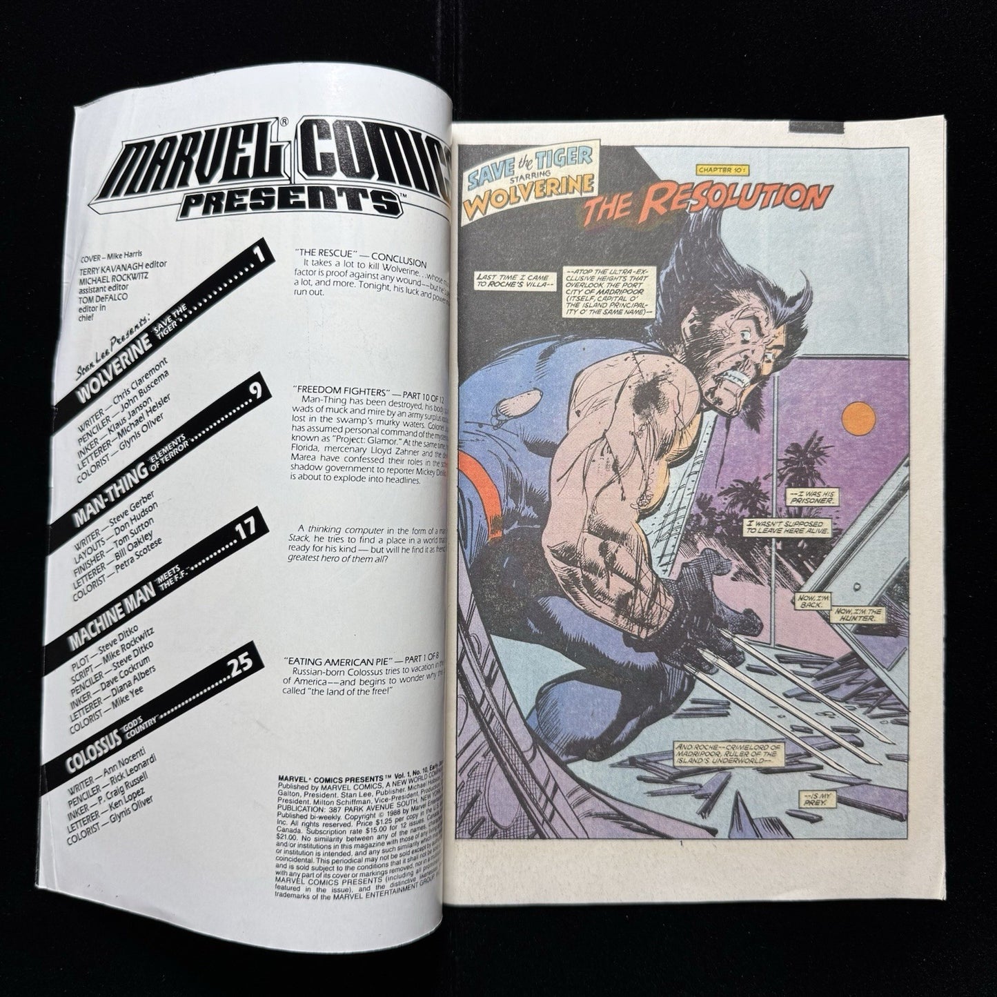 Marvel Comics Presents 10 - Copper Age Marvel Comics 1989