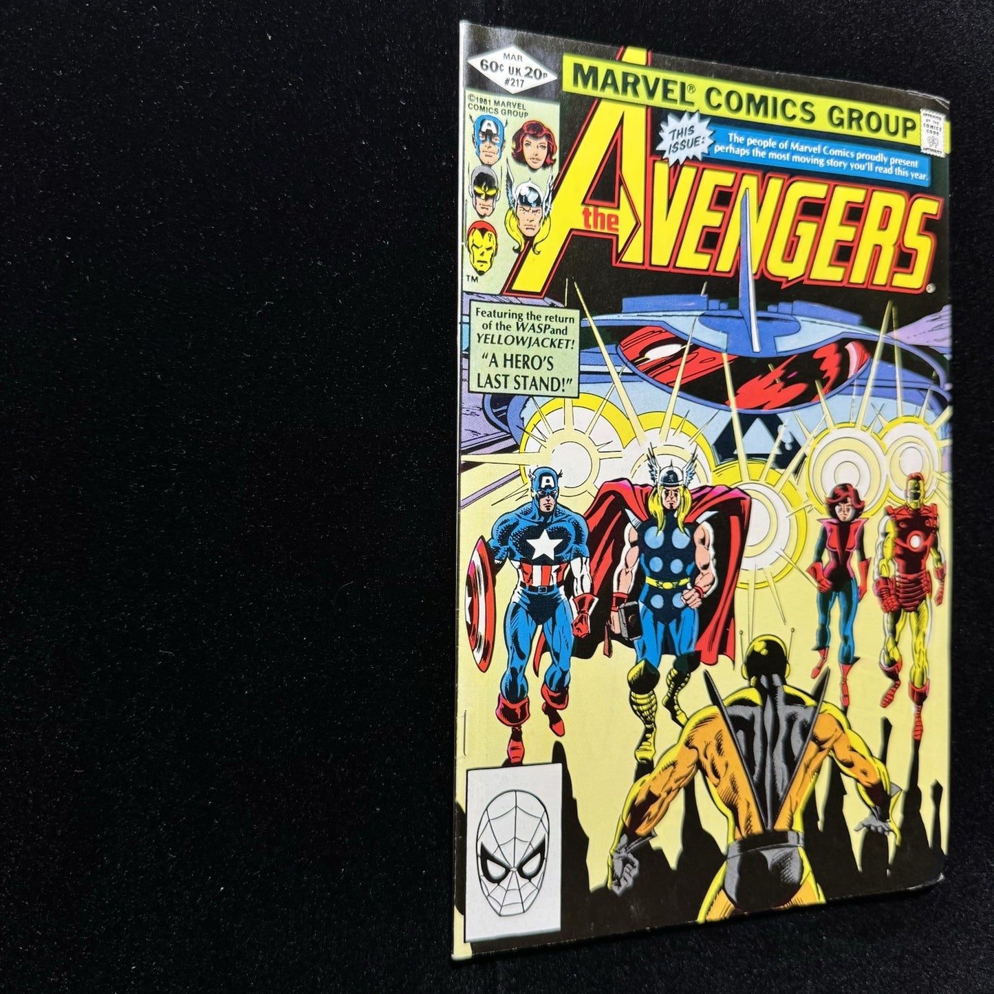 Avengers 217 - Bronze Age Marvel Comics 1982