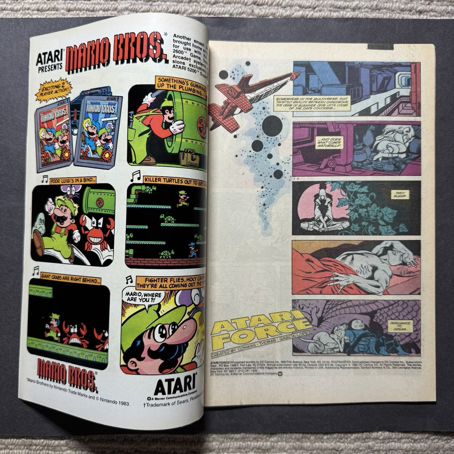 Atari Force 11 - Copper Age Dc Comics 1984