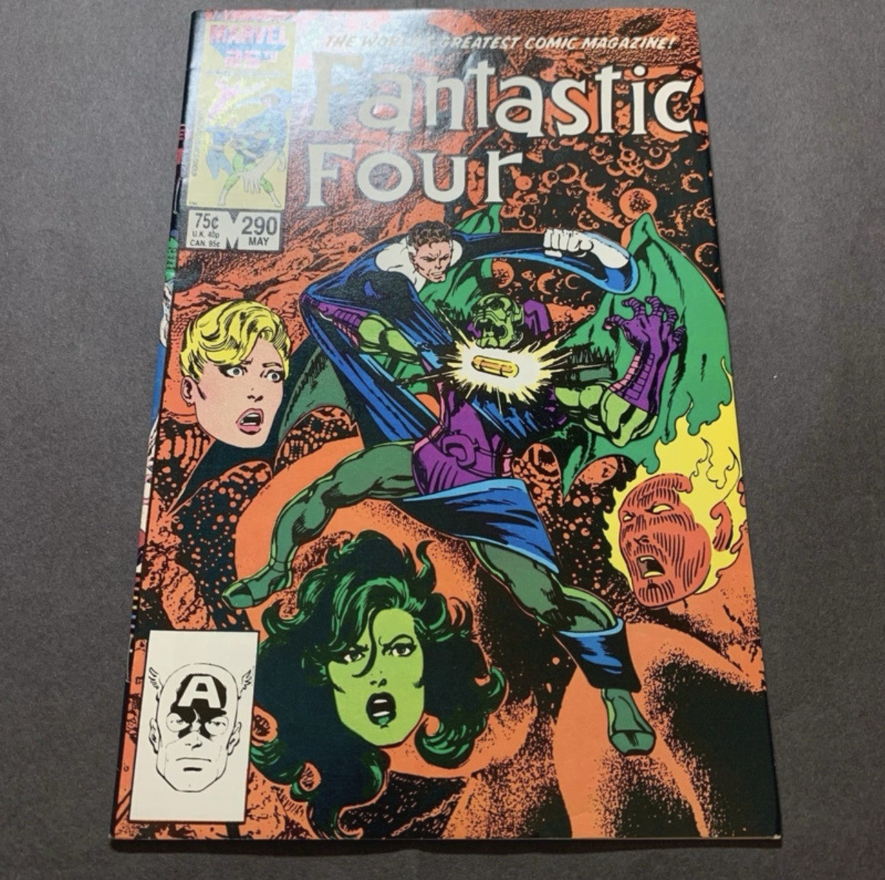 Fantastic Four 290/ copper age marvel comics 1986