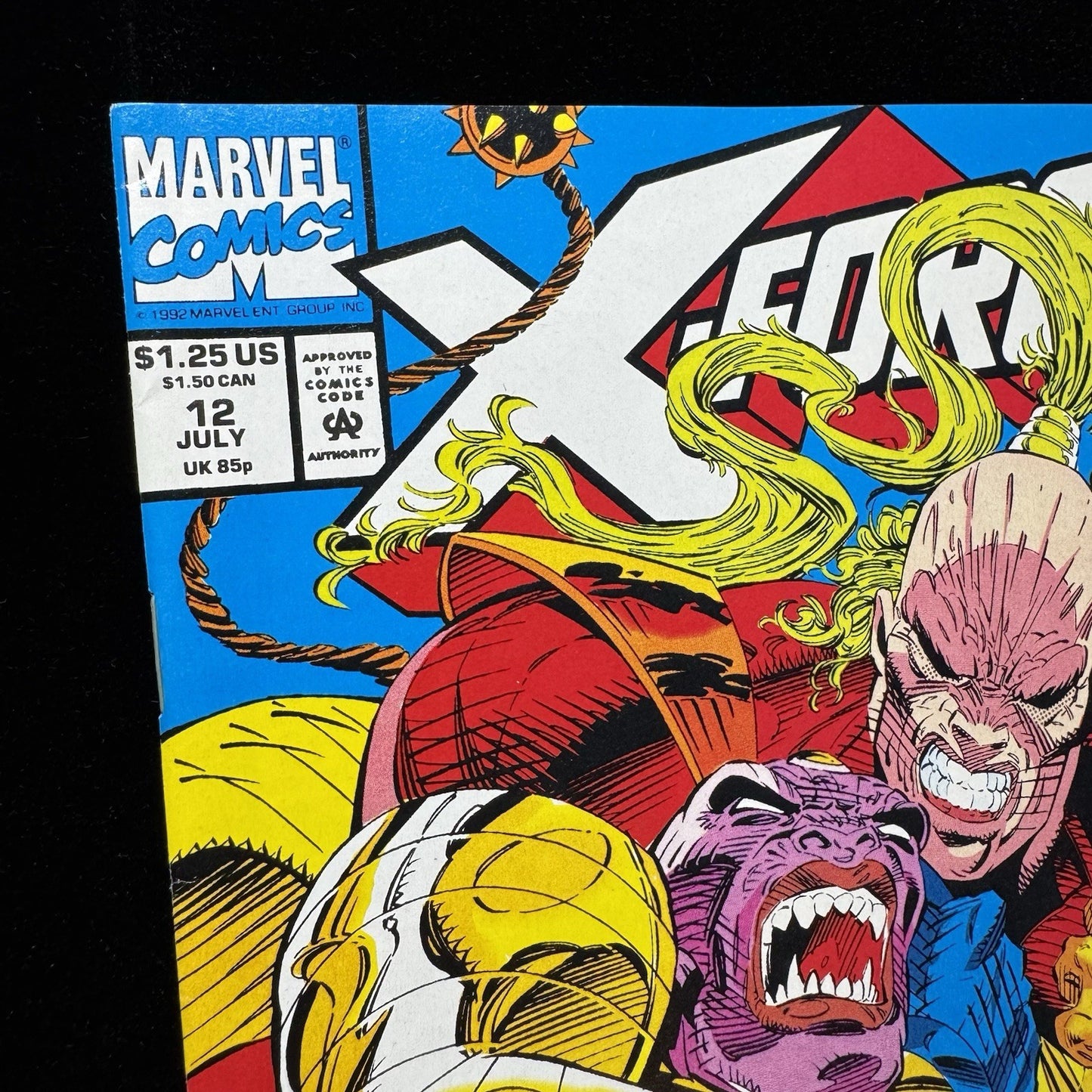 X-Force 12 - 1st Appearance Of Crule - Modern Age Marvel Comics 1992
