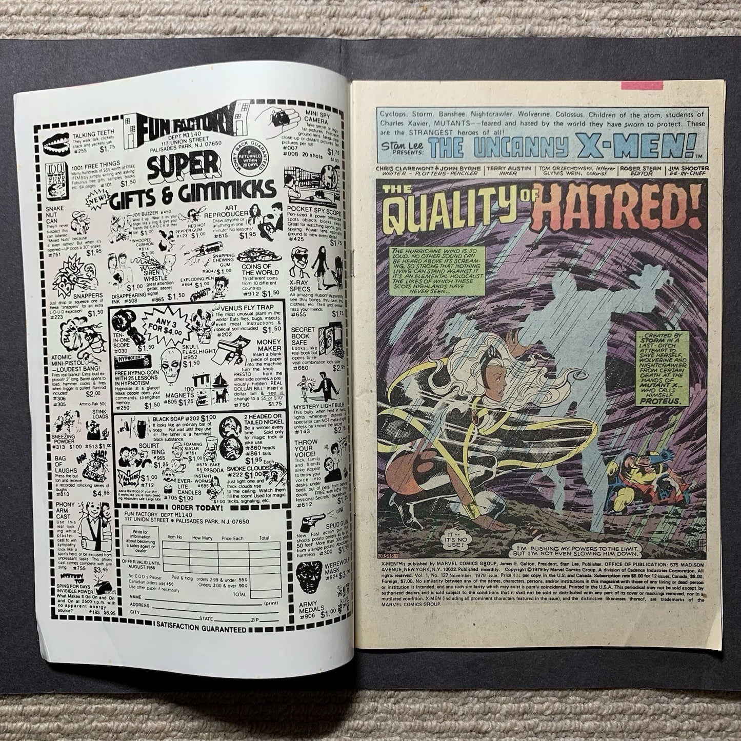 Uncanny x-men 127/ Bronze Age Marvel Comics 1979