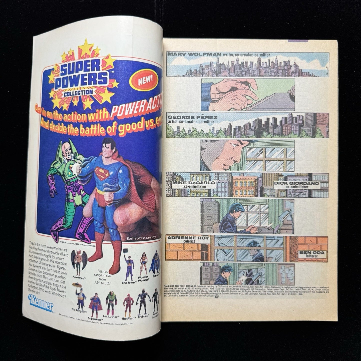 Tales Of The Teen Titans 43 - 1st Jericho And Adeline Wilson - Copper Age 1984