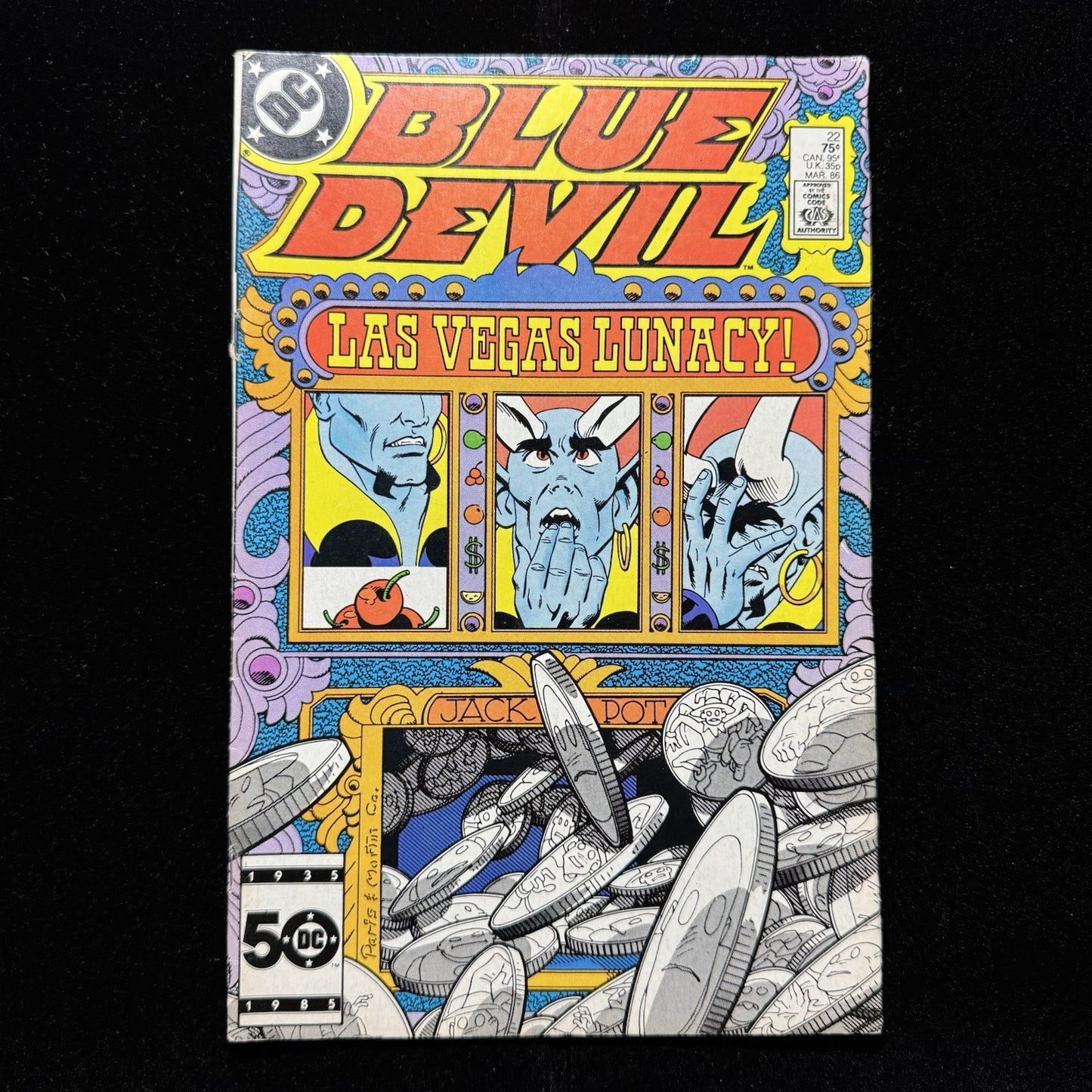 Blue Devil 22 - Copper Age Dc Comics 1986
