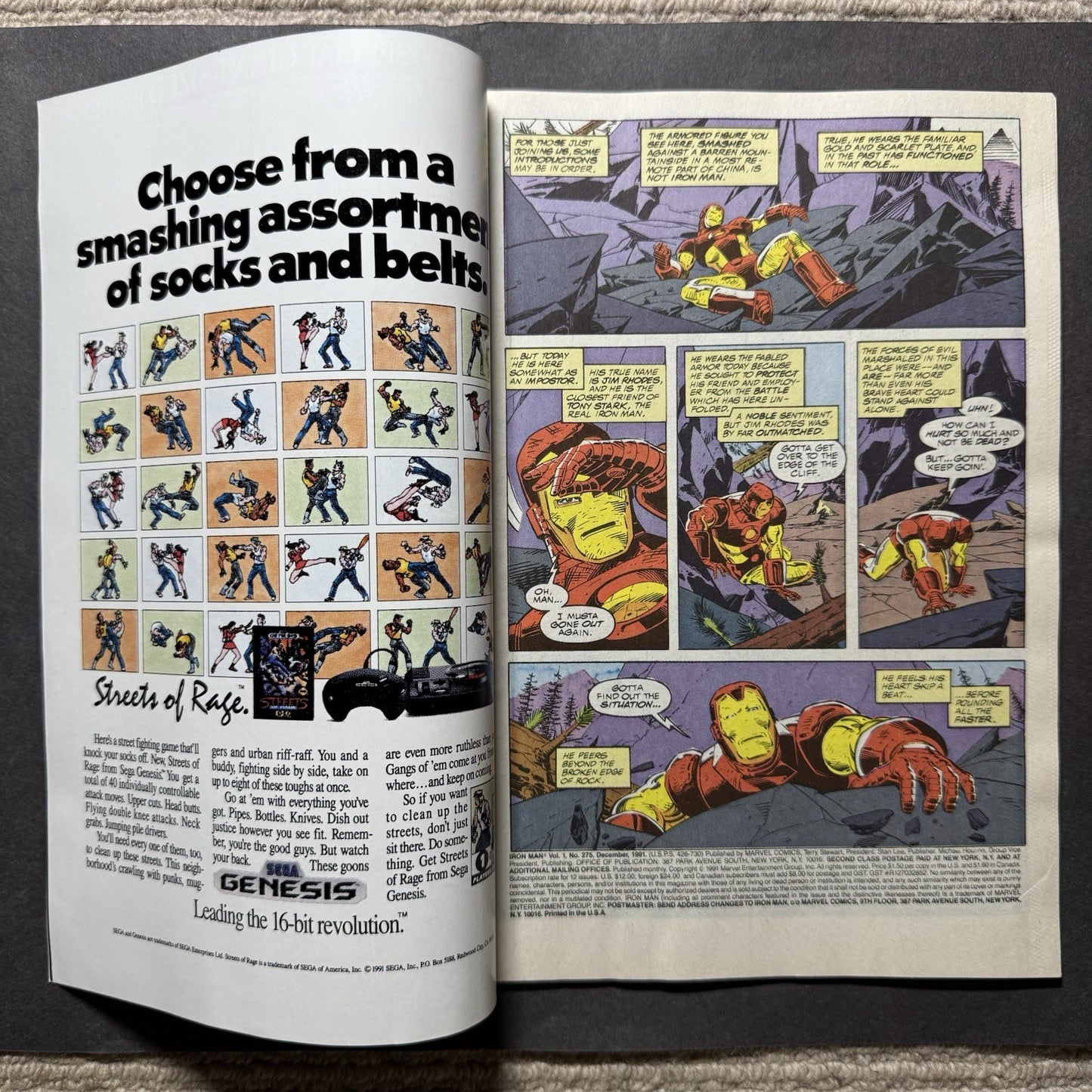 Iron Man 275 - Copper Age Marvel Comics 1991