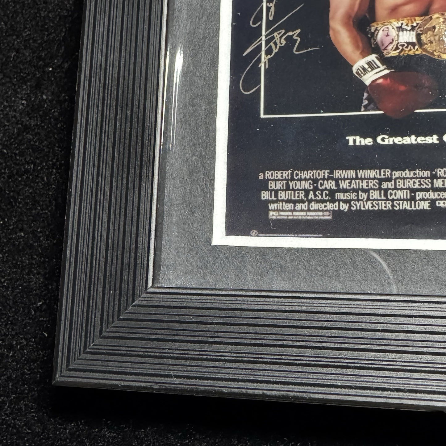 Rocky III Genuine Film Cell Framed - Sylvester Stallone Glass Fronted - Rocky 3