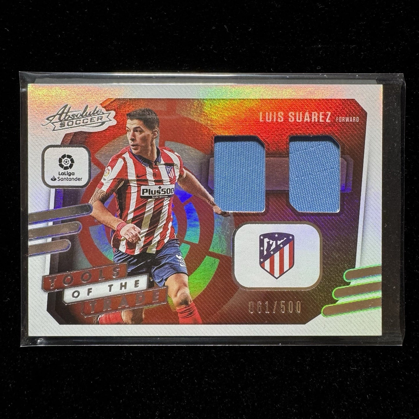 Luis Suarez Tools of the Trade Dual Patch /500Absolute 2020-21 Atletico Madrid