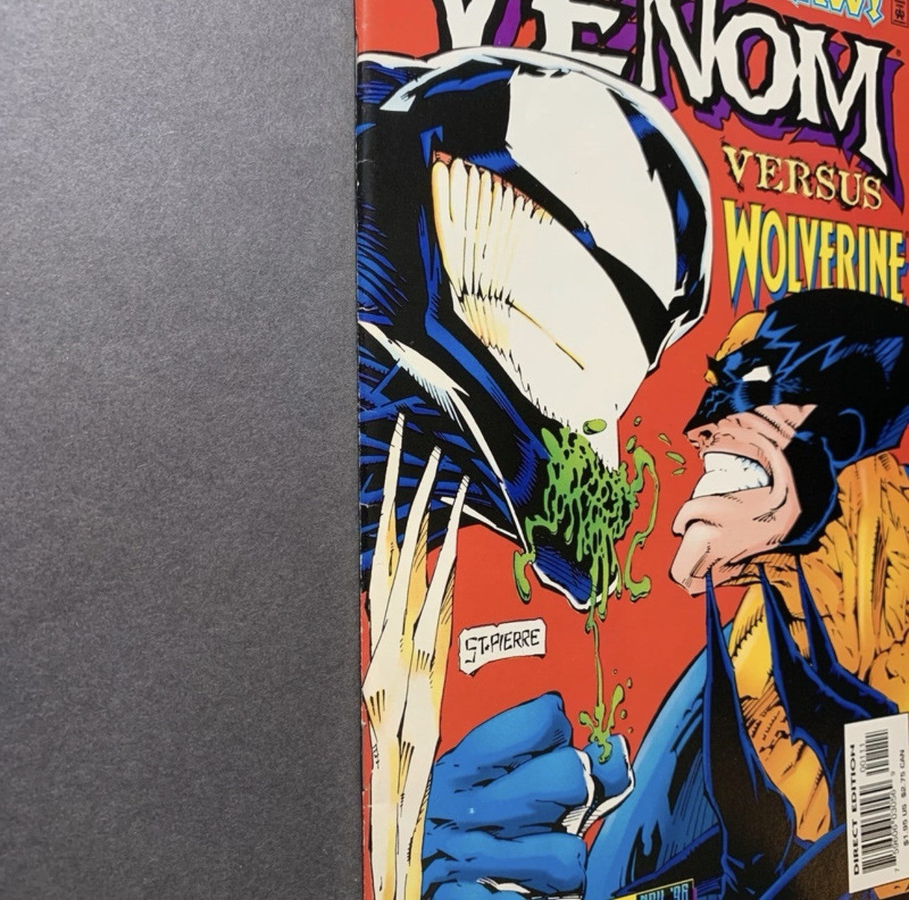 Venom Tooth And Claw 1 - Limited Series - Modern Age Marvel Comics 1996