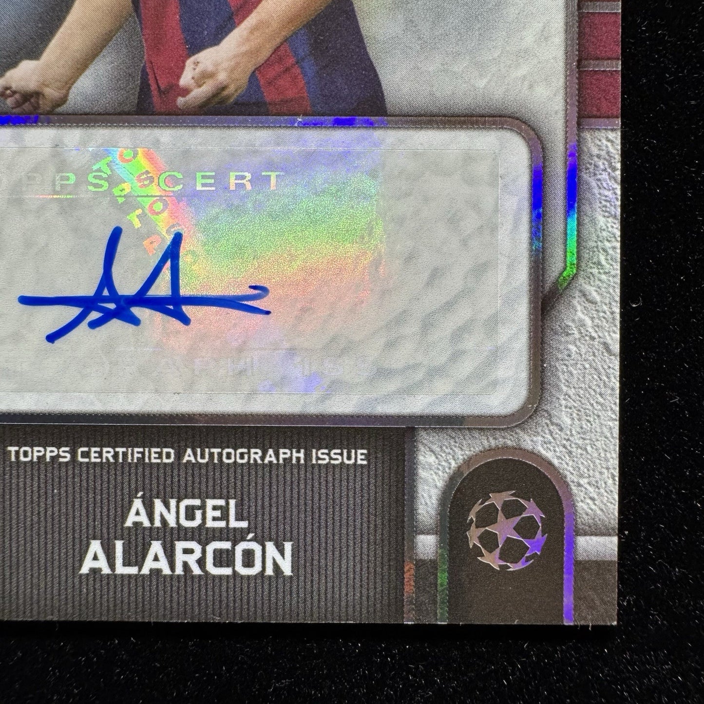 Ángel Alarcón Rookie Auto & Numbered RC Lot Barcelona Topps Museum Merlin