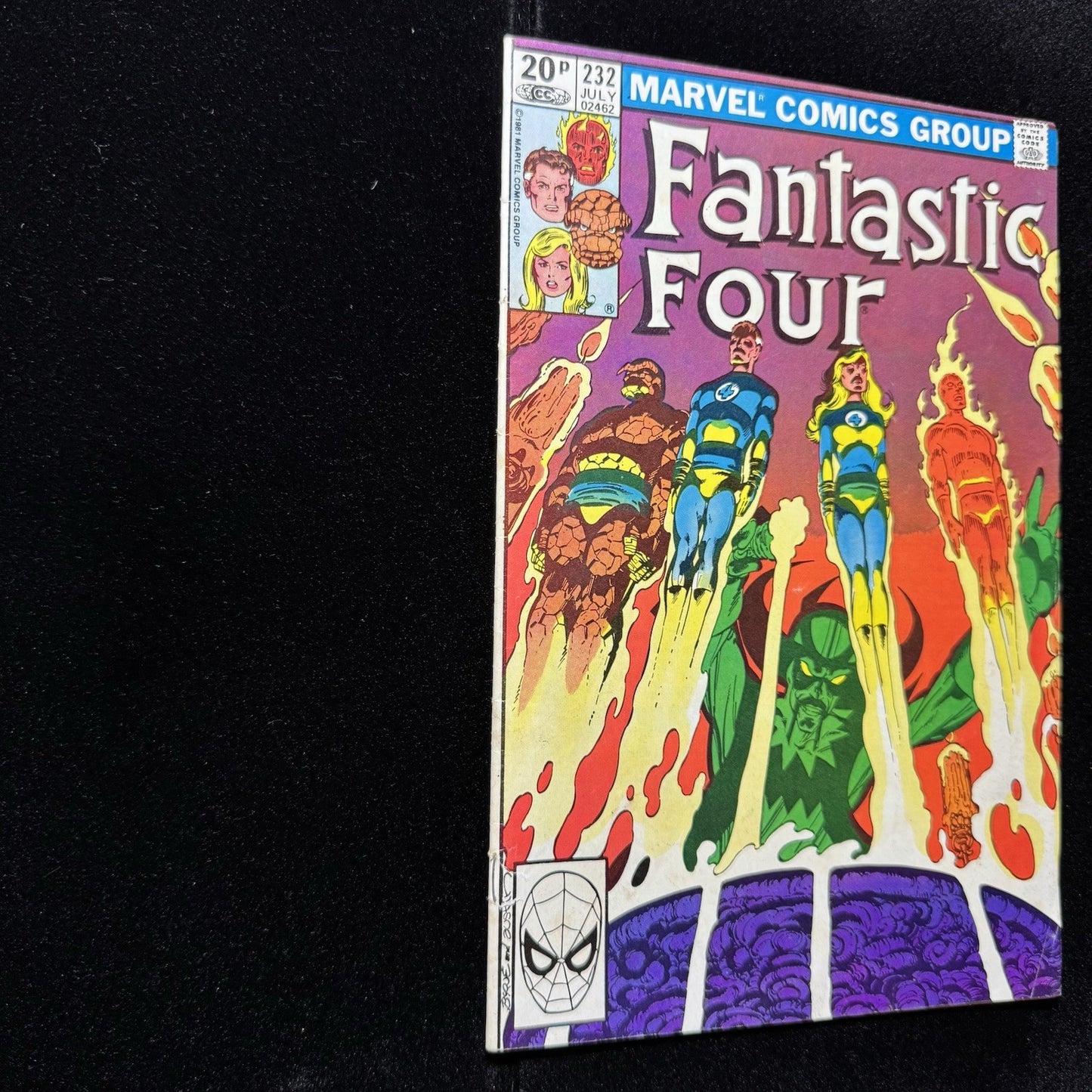 Fantastic Four 232 - 1st App Of Elementals Of Doom - Bronze Age Comics 1981
