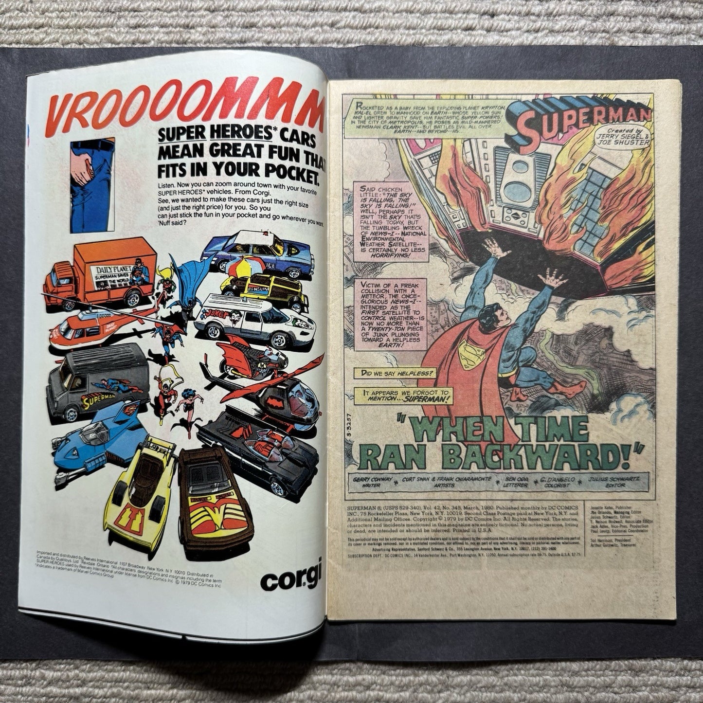 Superman 345 - Bronze Age Dc Comics 1980