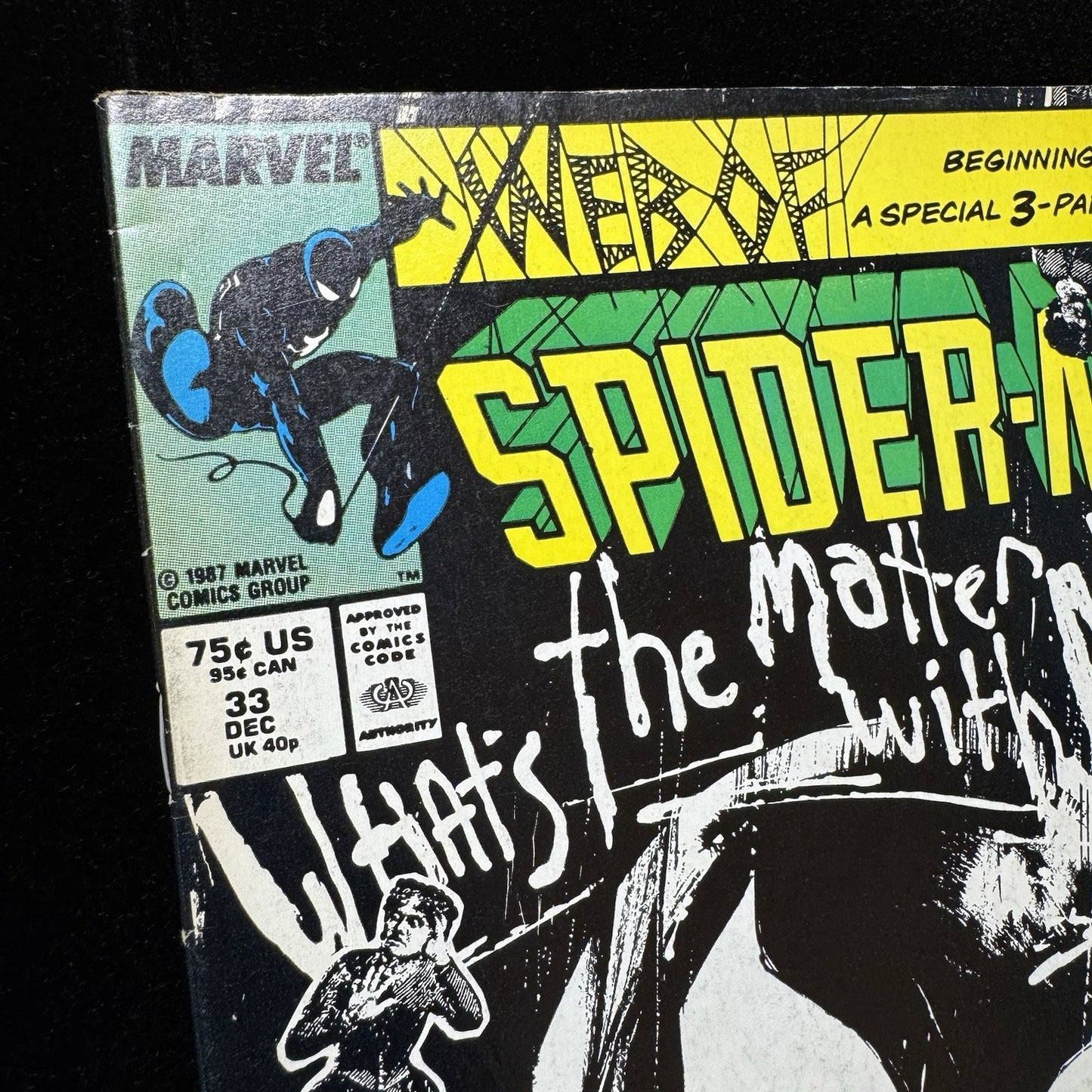 Web Of Spider-Man 33 - Copper Age Marvel Comics 1987