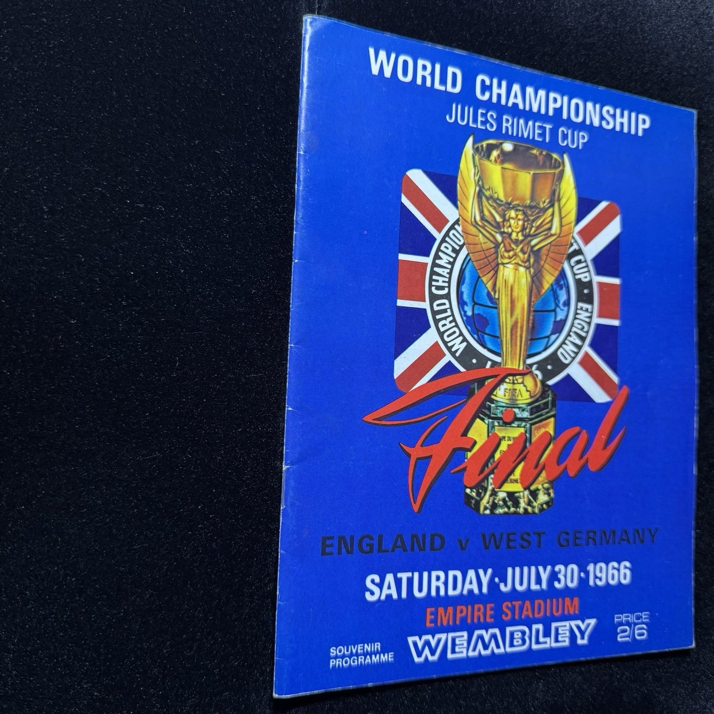 1966 World Cup Final Programme ORIGINAL England v West Germany Clean No Writing