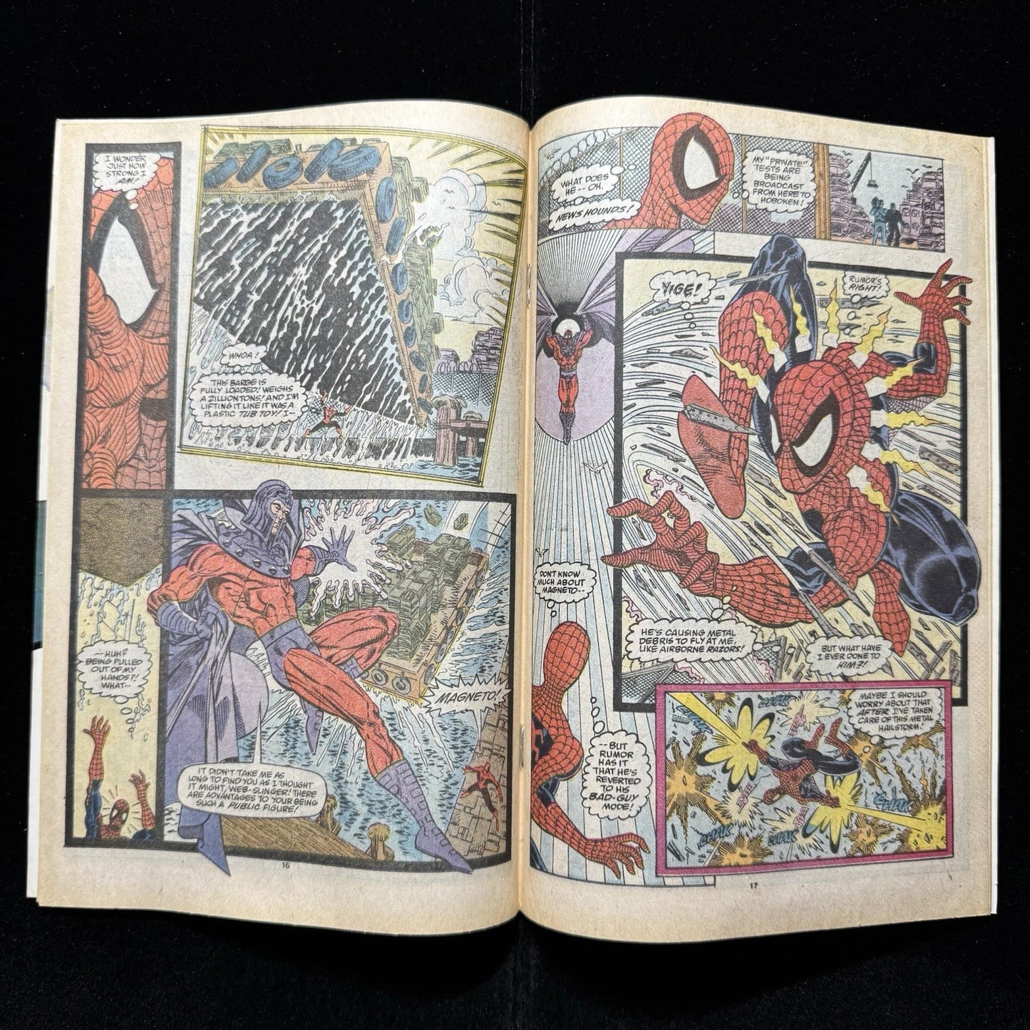 Amazing Spider-Man 327 - Magneto Appearance - Copper Age Marvel Comics 1989