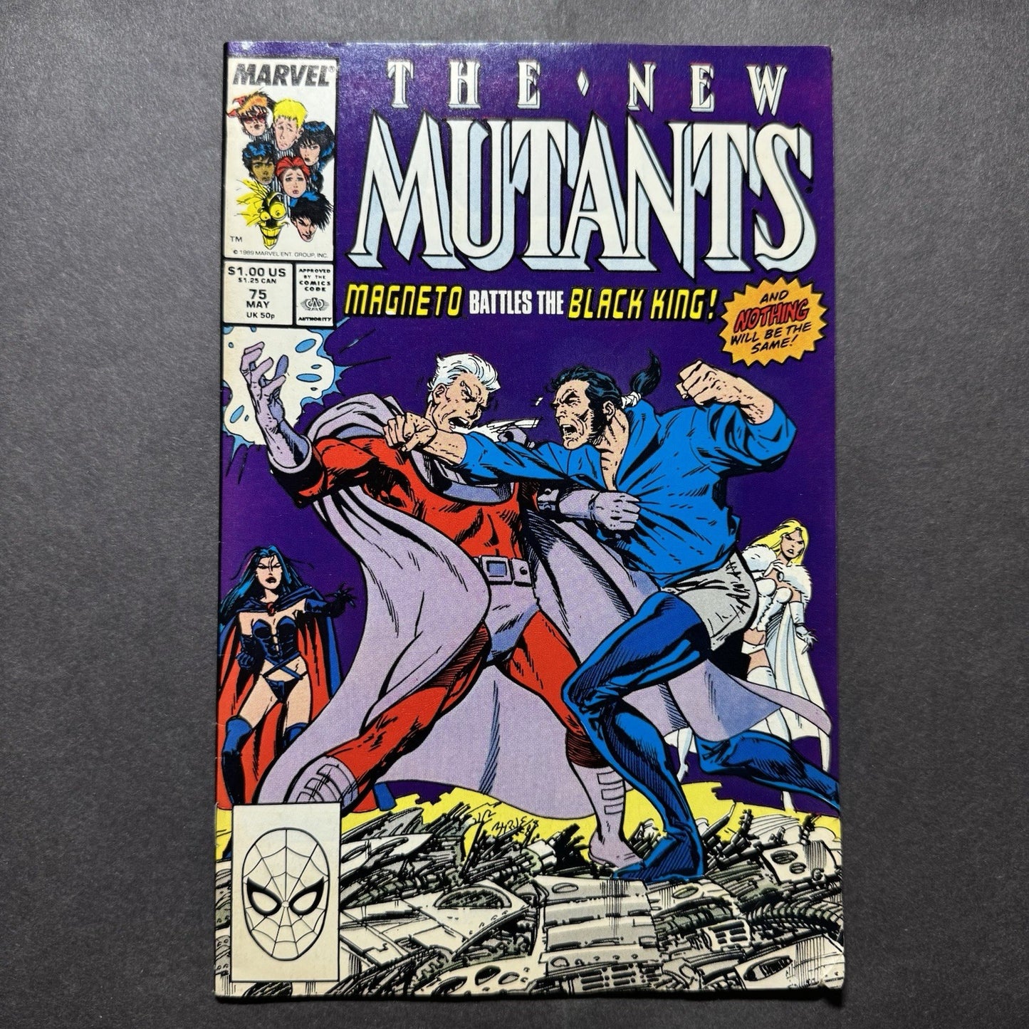 New Mutants 75 - Copper Age Marvel Comics 1989