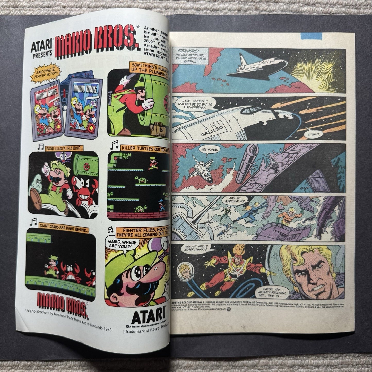 Justice League Annual 2 - 1st App Justice League Detroit - Copper Age Dc 1984