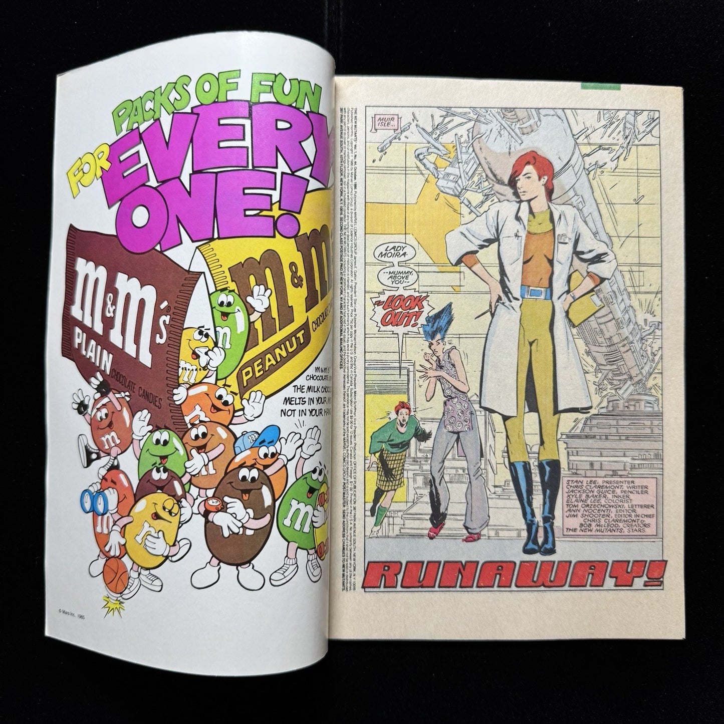 New Mutants 44 - Copper Age Marvel Comics 1986