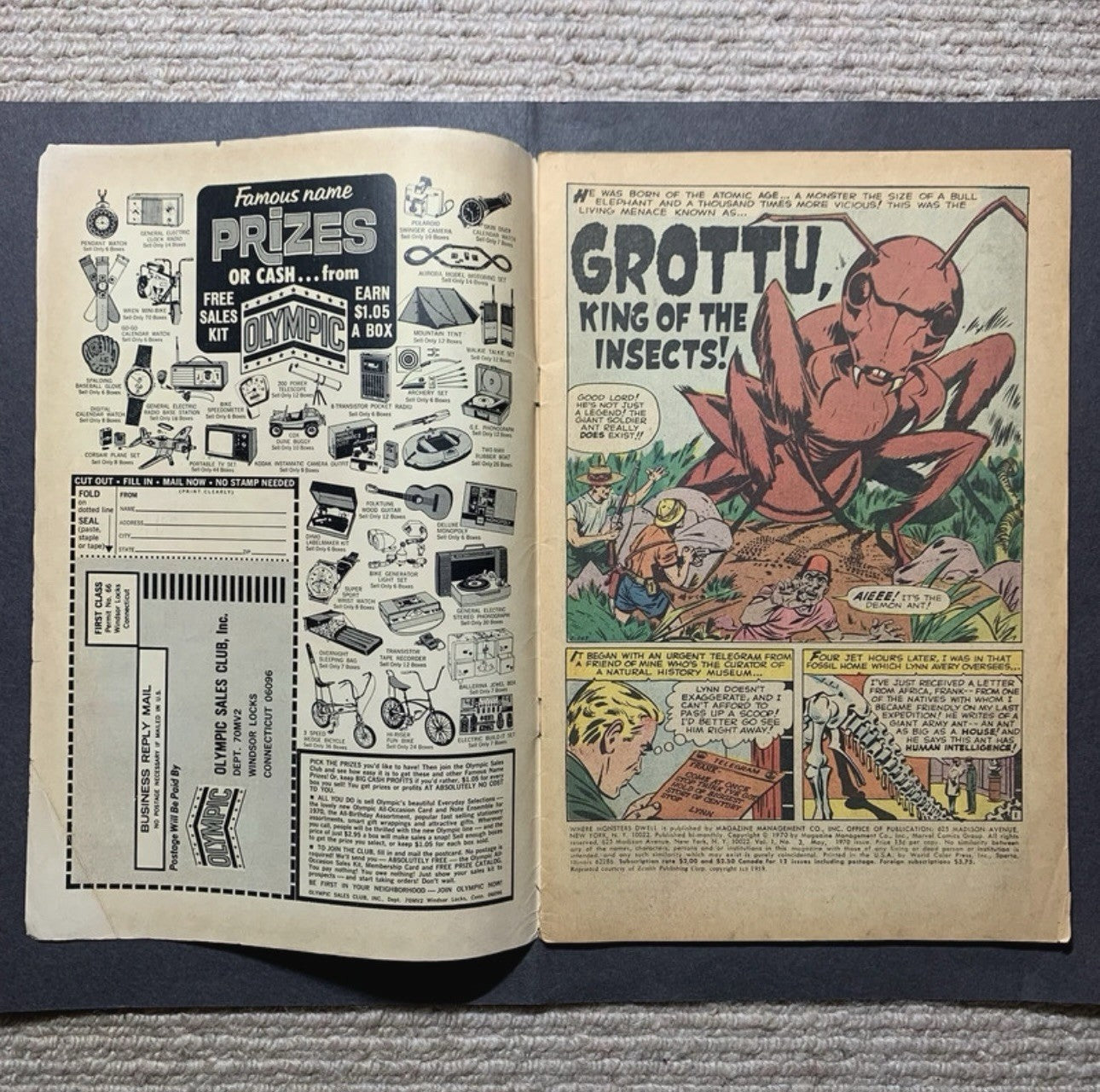 Where Monsters Dwell 3 - Bronze Age Marvel Comics 1970