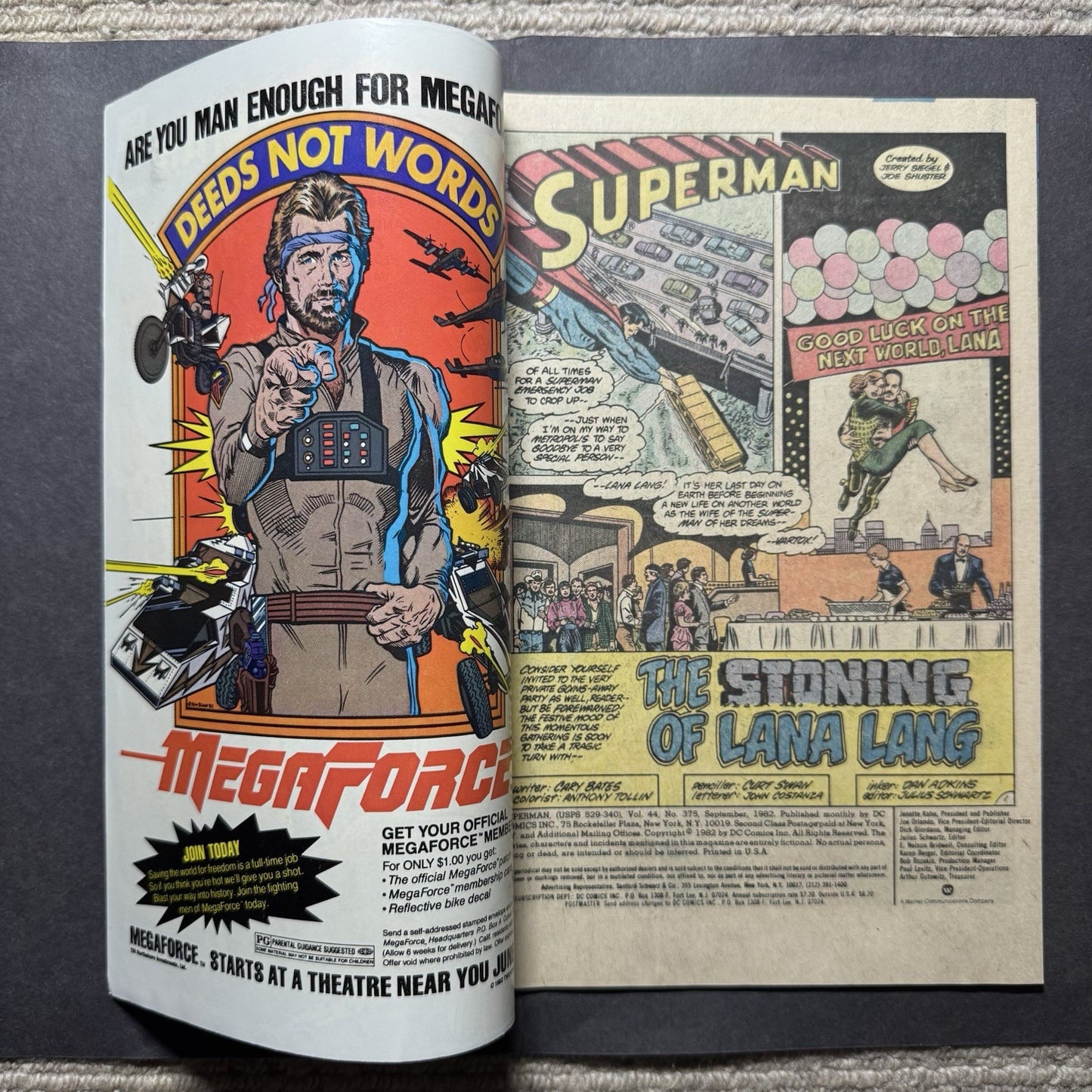 Superman 375 - Bronze Age Dc Comics 1982