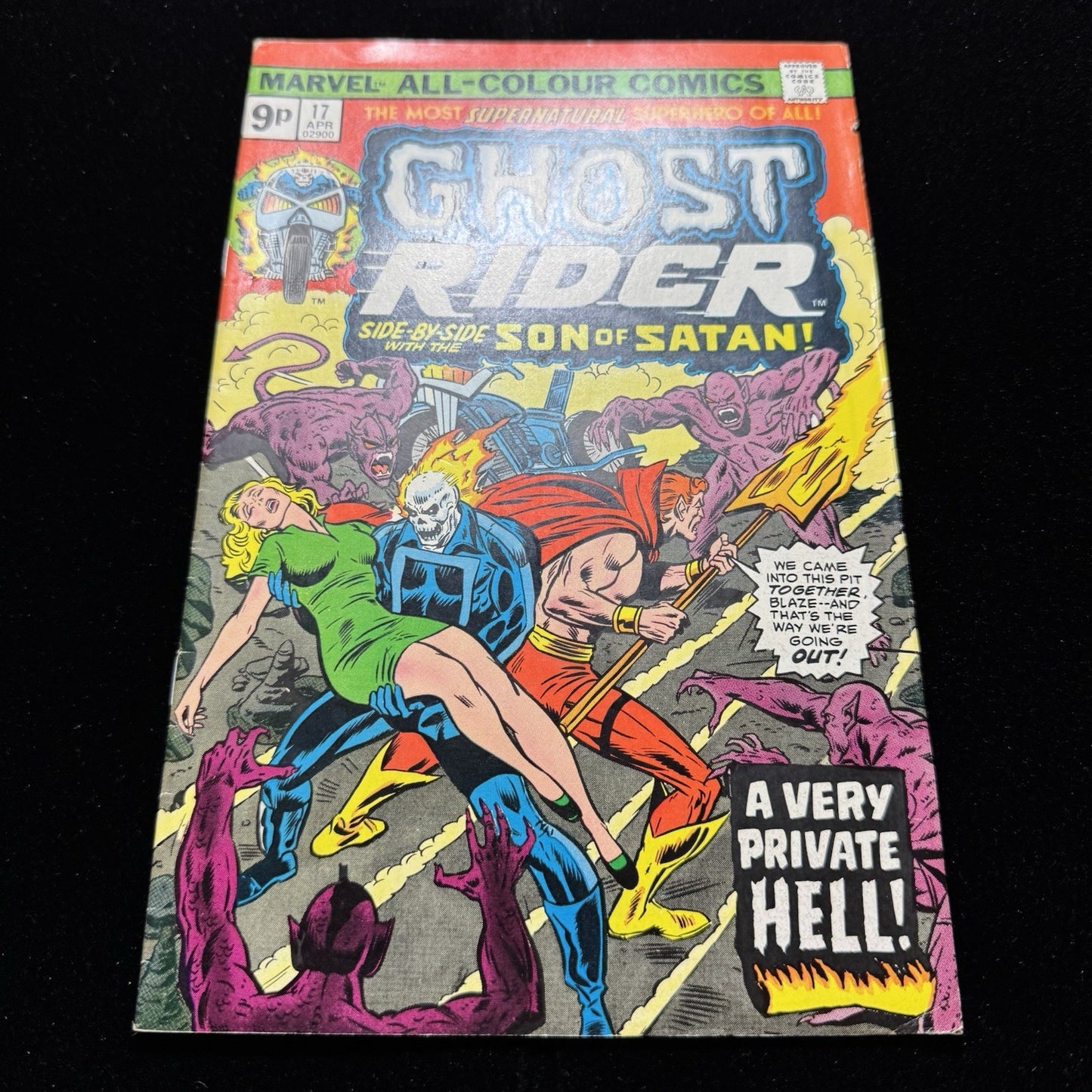 Ghost Rider 17 - Bronze Age Marvel Comics 1976