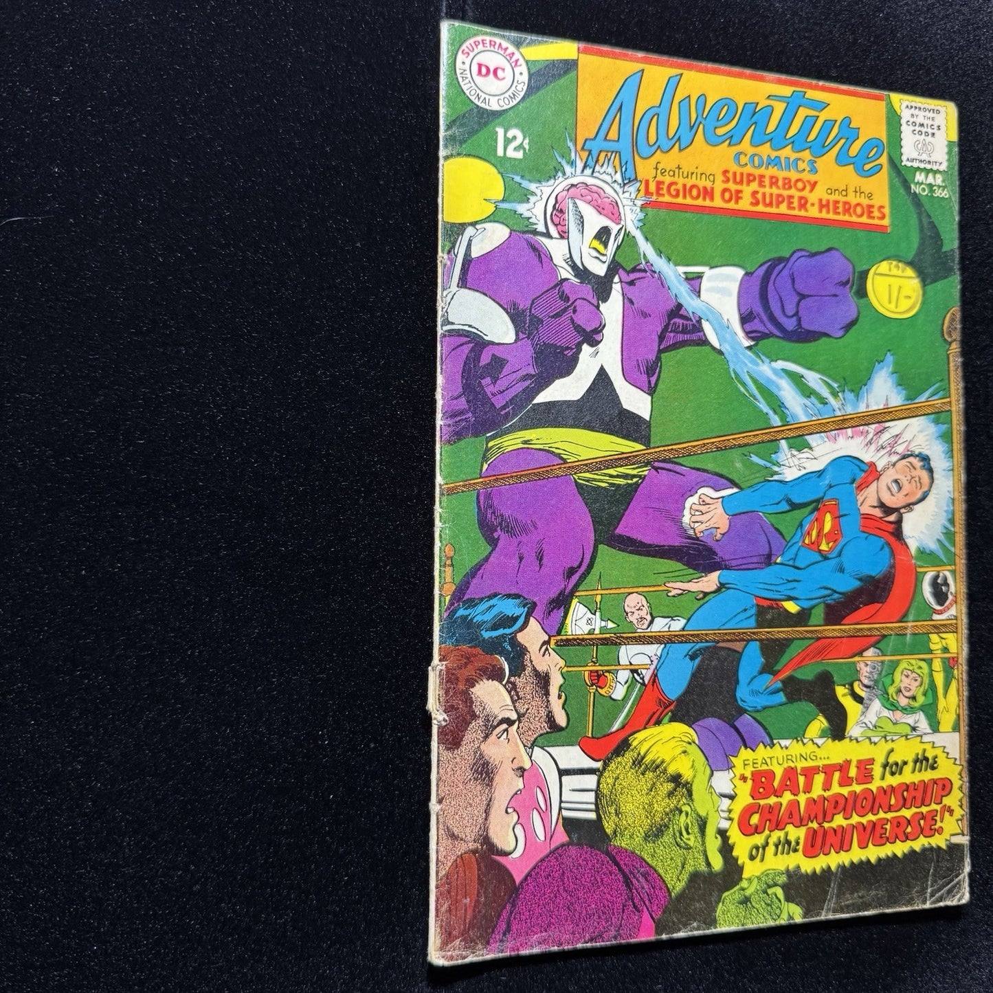 Adventure Comics 366 - Silver Age Dc Comics 1966