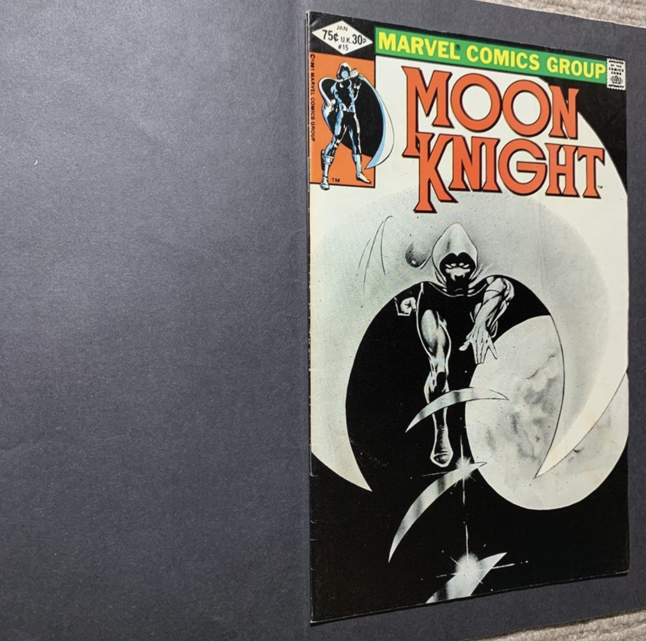 Moon Knight 15 - 1st Appearance Of Xenos - Bronze Age Marvel Comics 1982