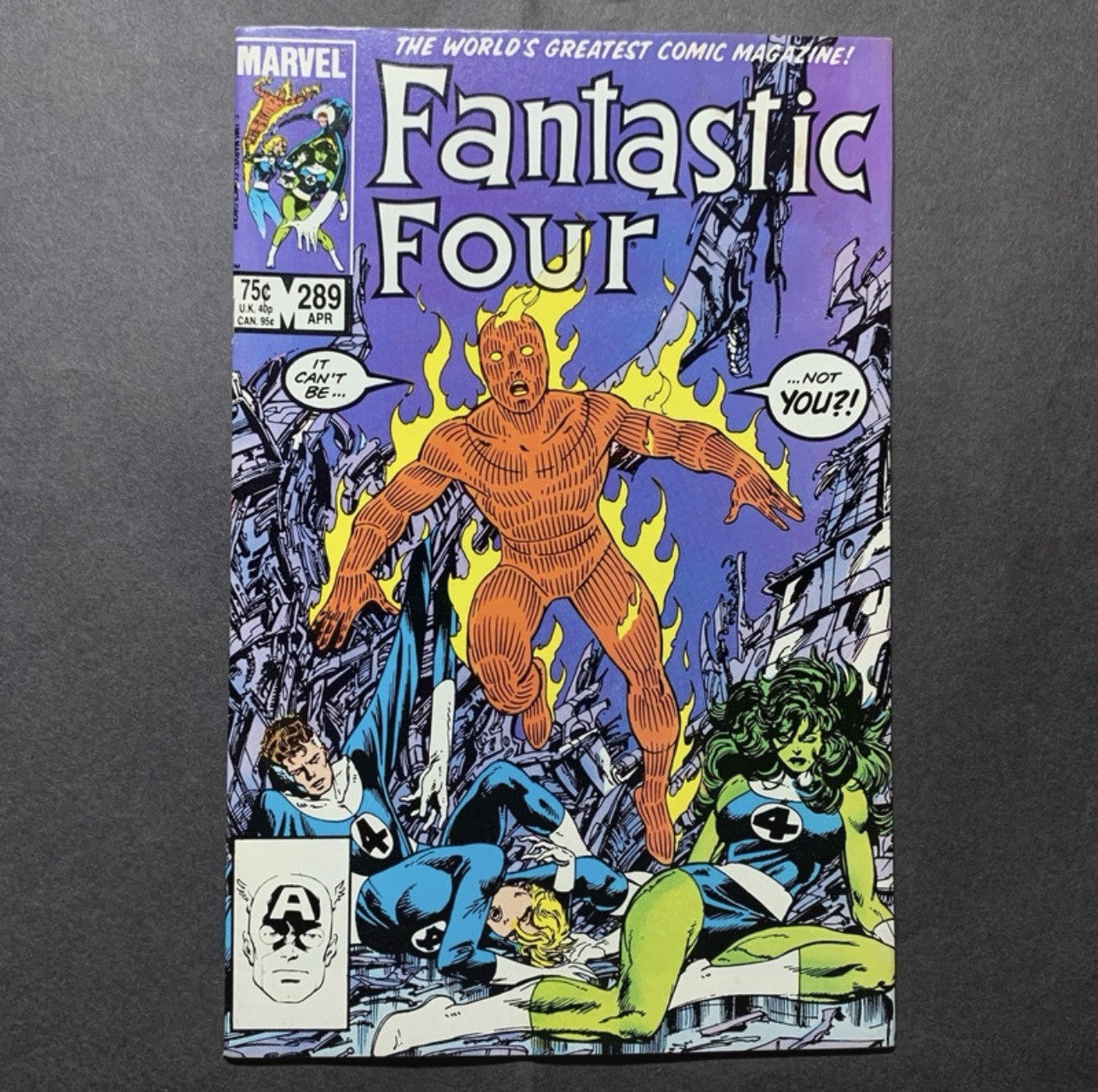 Fantastic Four 289/ copper age marvel comics 1986
