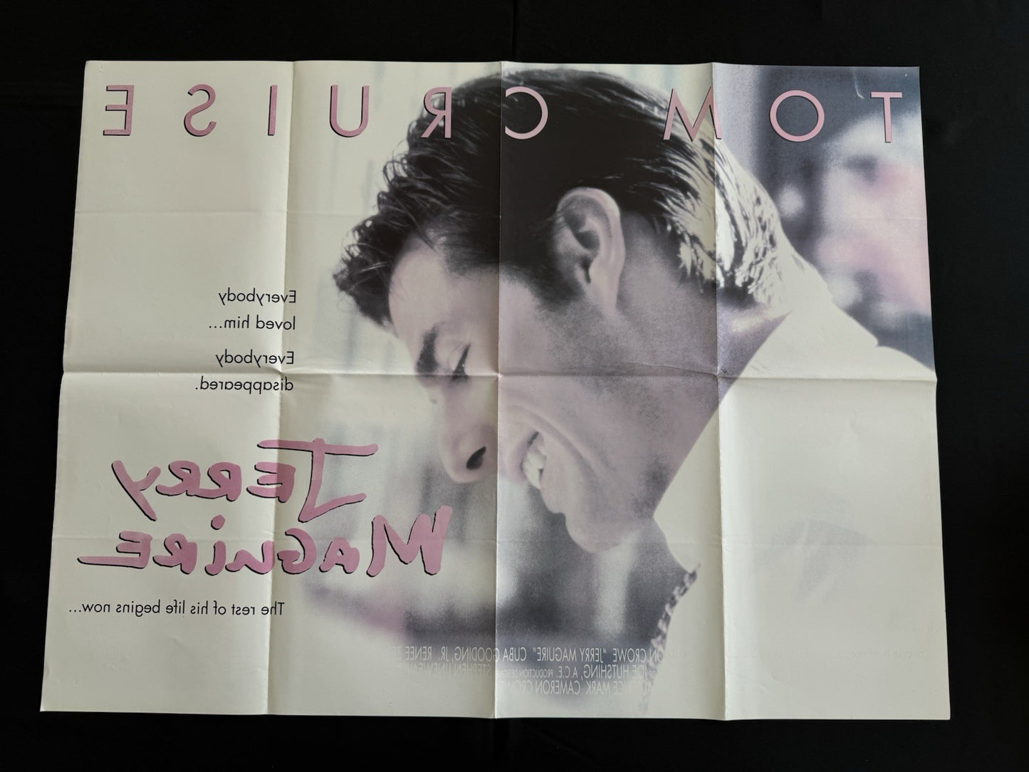 Jerry Maguire 1996 Original UK Quad Cinema Poster - Tom Cruise - Double Sided