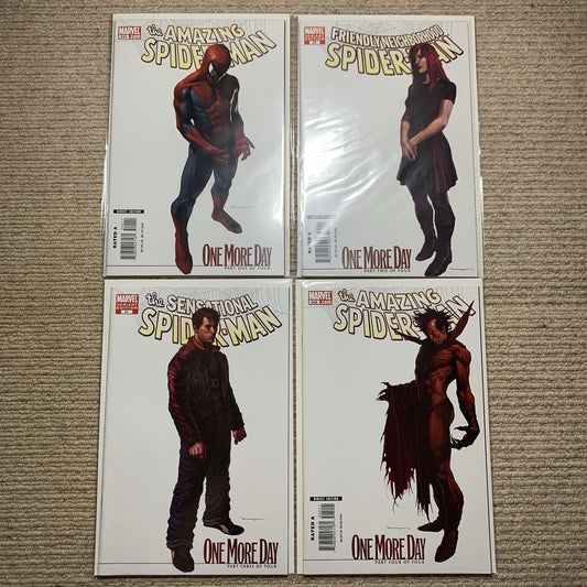 Spider-Man One More Day Marko Djurdjevic Variant Full Set/ Marvel Comics 2007