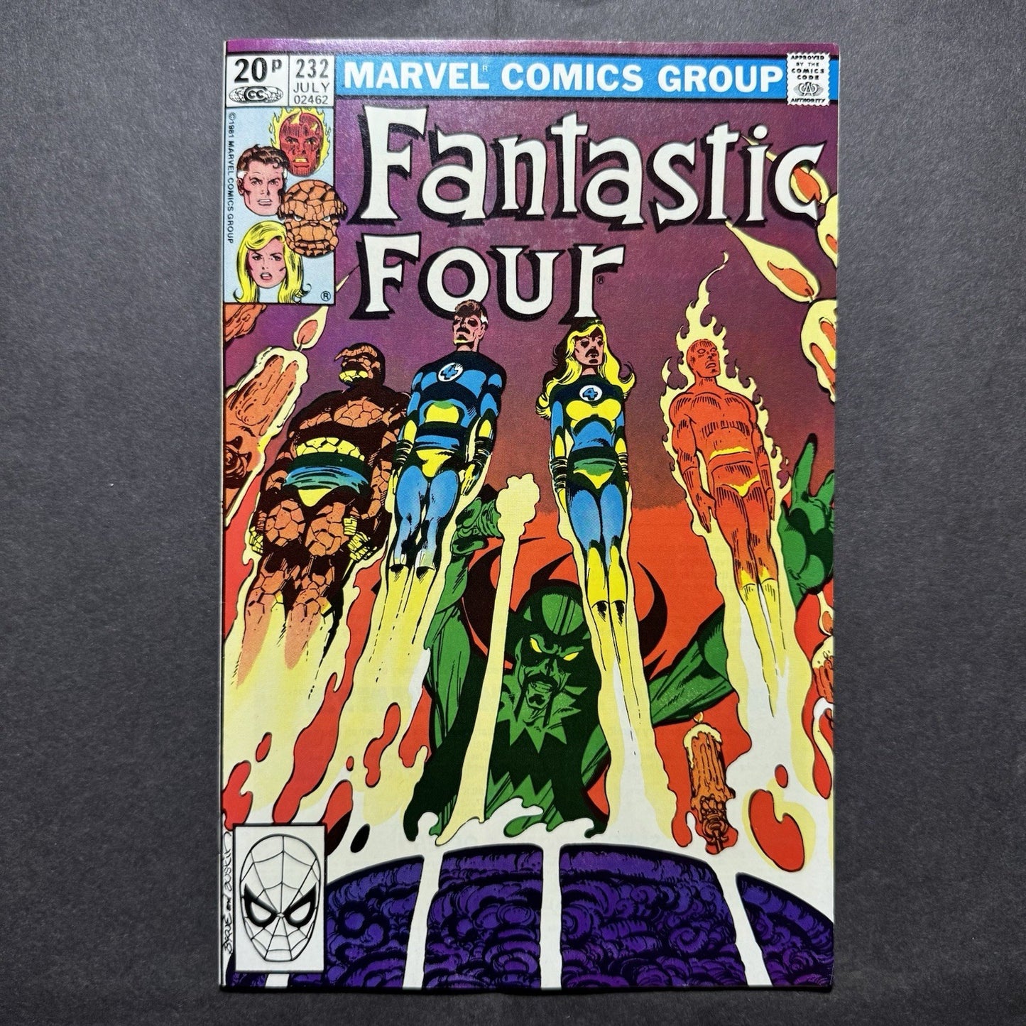 Fantastic Four 232 - 1st Appearance Of Elementals Of Doom - Bronze Age 1981