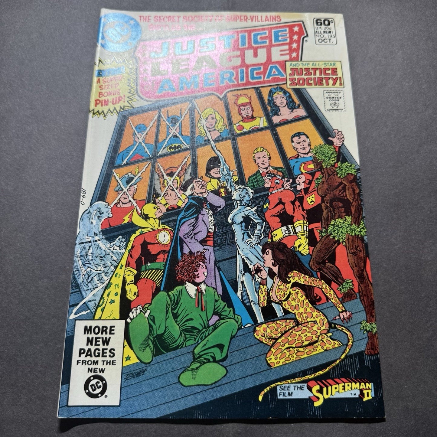 Justice League 195 - Bronze Age Dc Comics 1981