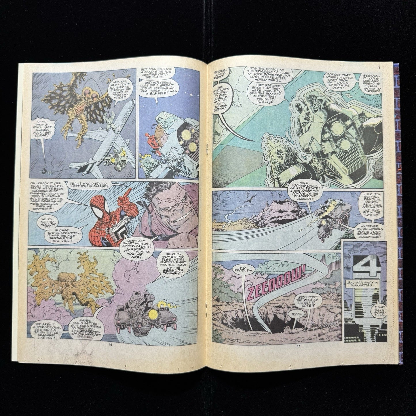 Fantastic Four 348 - 2nd Print Gold Cover - Copper Age Marvel Comics 1991