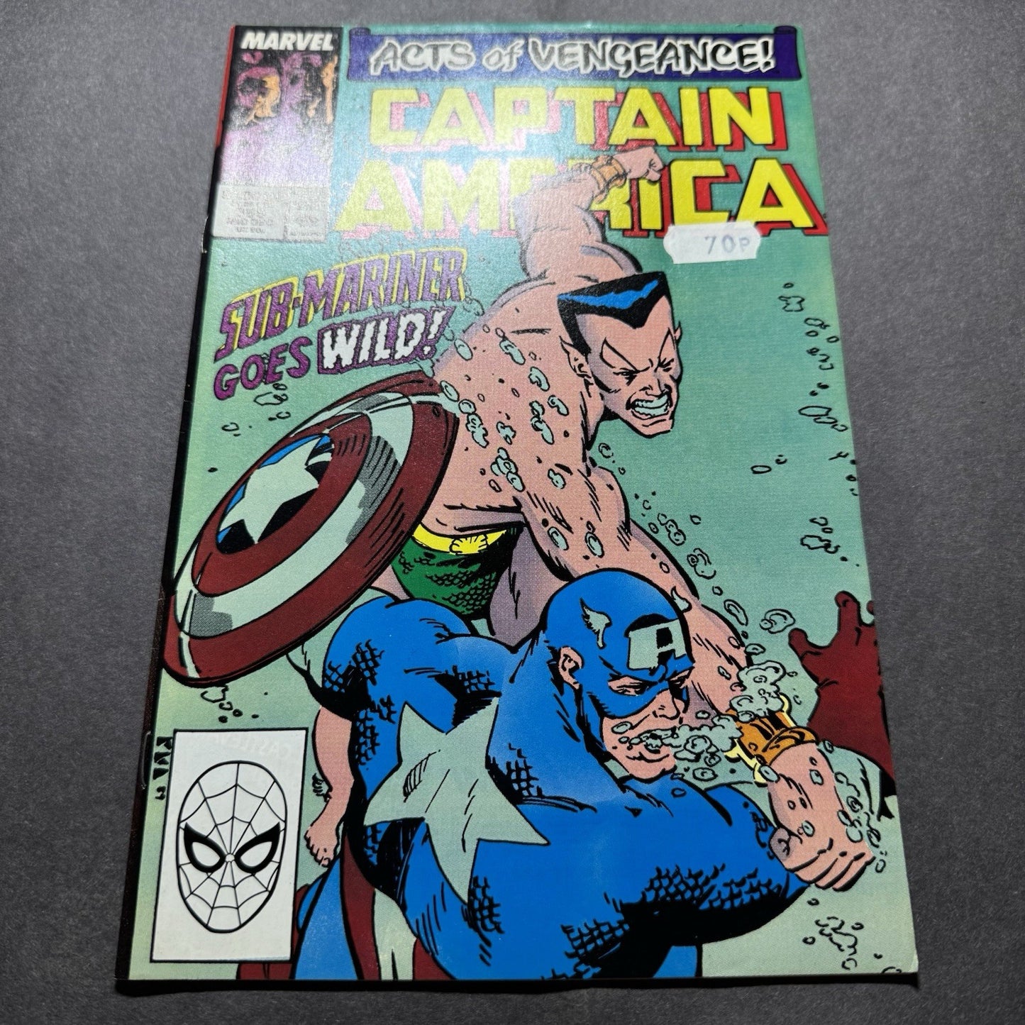 Captain America 365 - Copper Age Marvel Comics 1989