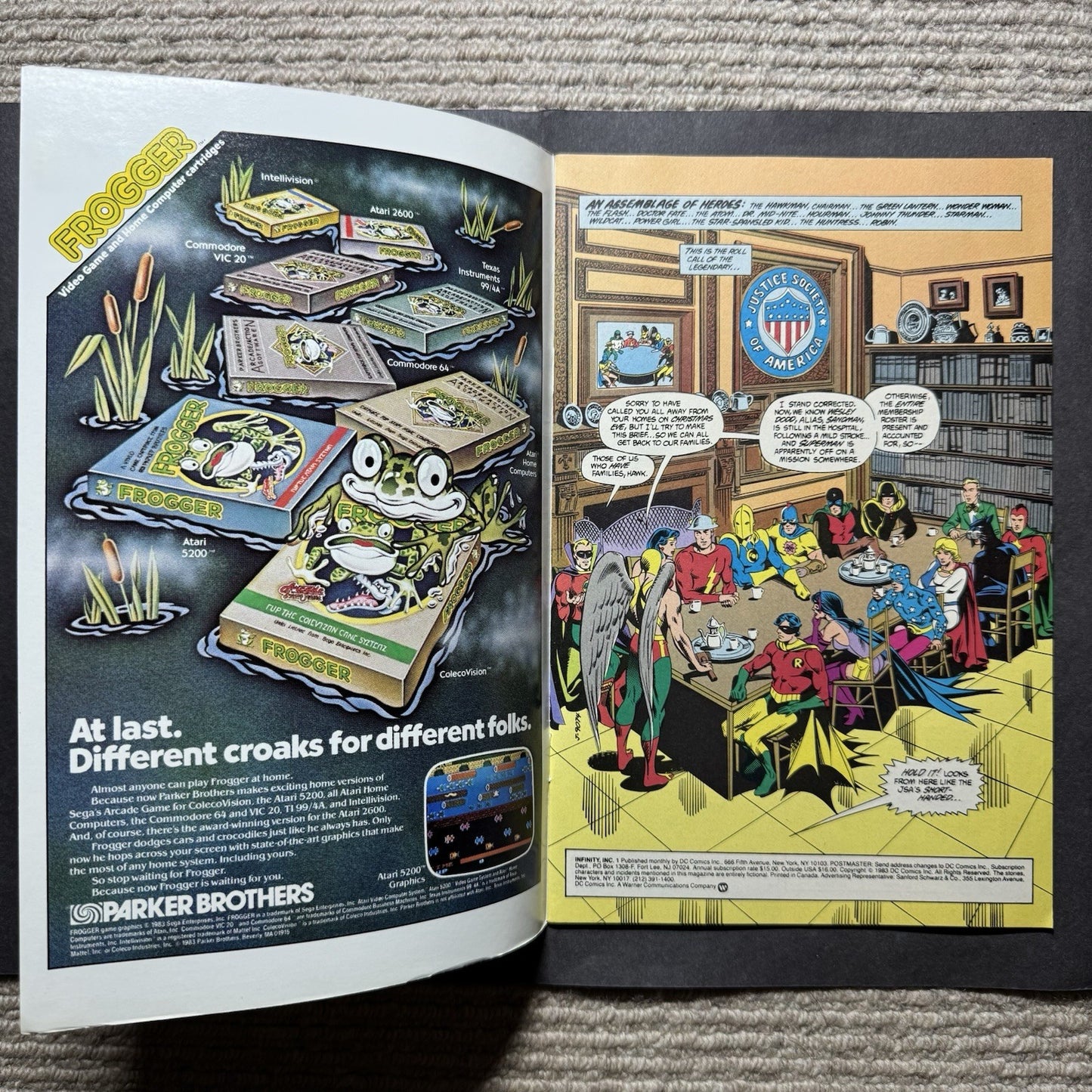 Infinity Inc 1 - Copper Age Dc Comics 1984