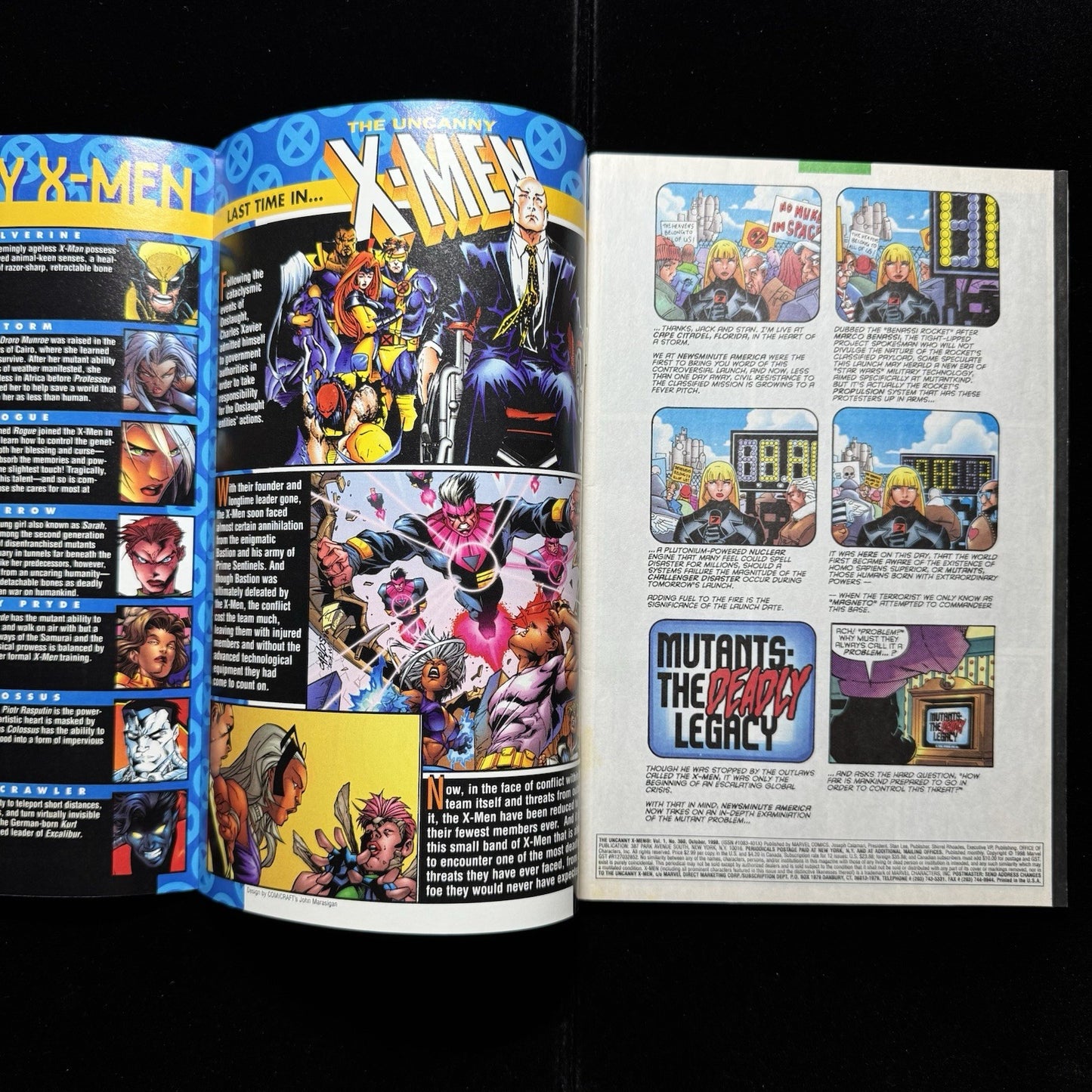 Uncanny X-Men 360 - Dynamic Forces - Modern Age Marvel Comics 1998