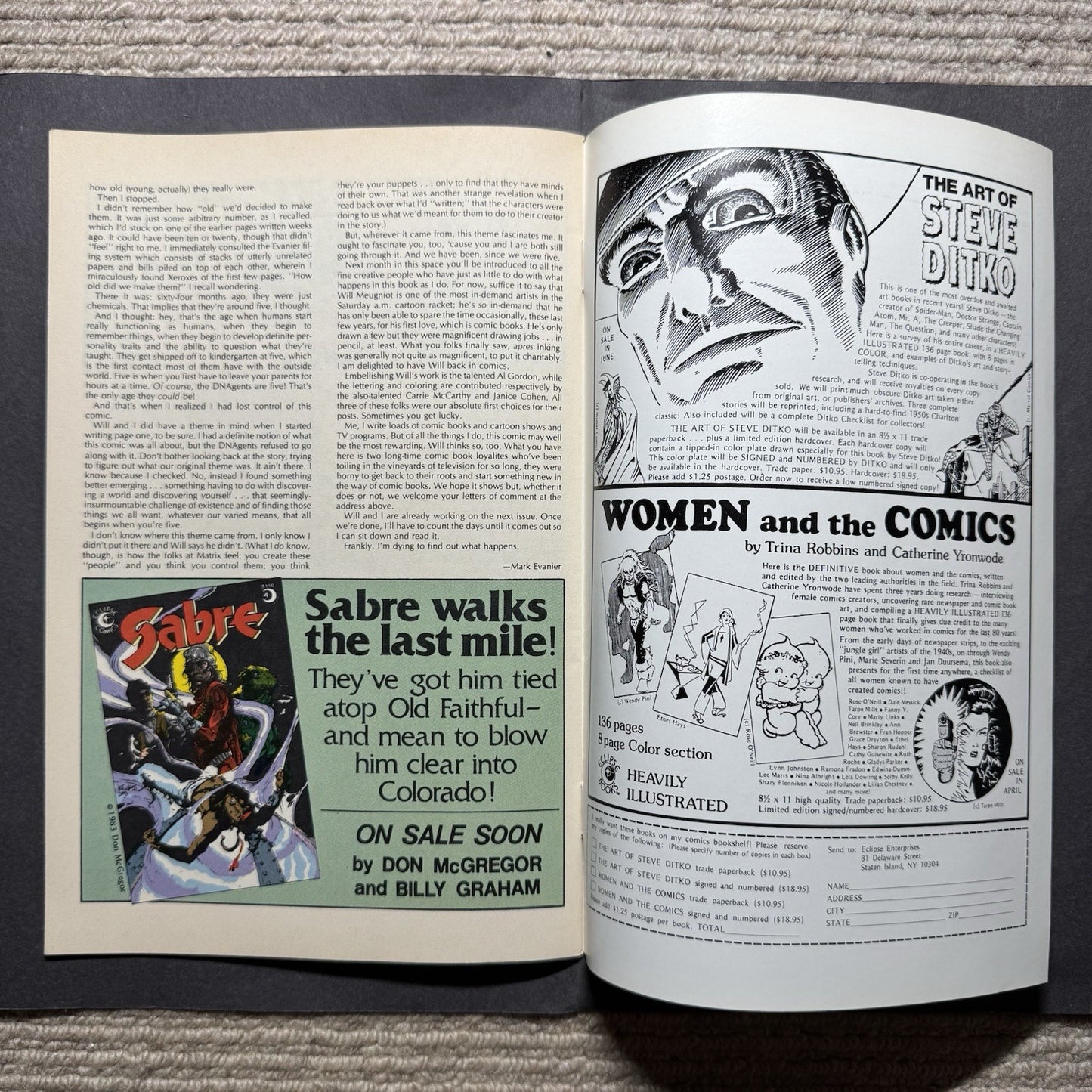 DNAgents 1 - 1st Appearance Of DNAgents - Bronze Age Eclipse Comics 1983