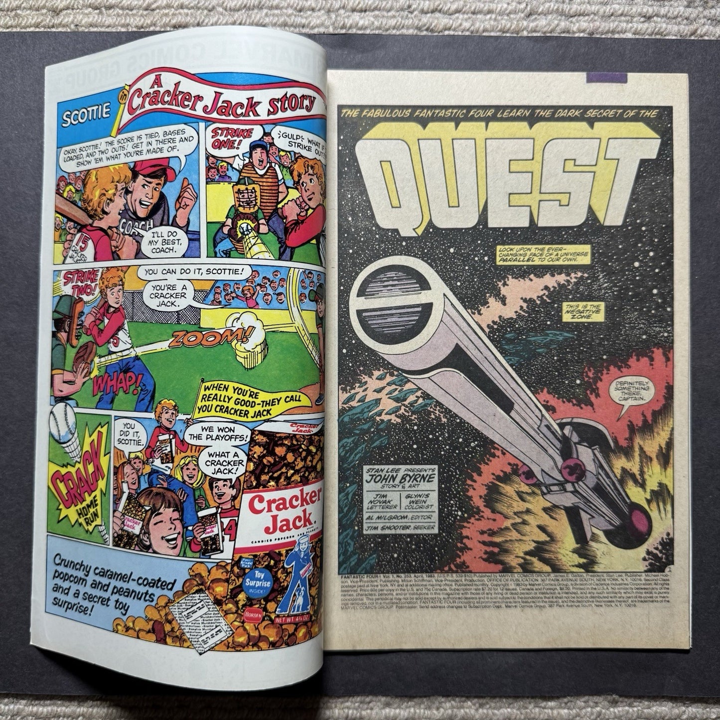 Fantastic Four 253 - Bronze Age Marvel Comics 1983