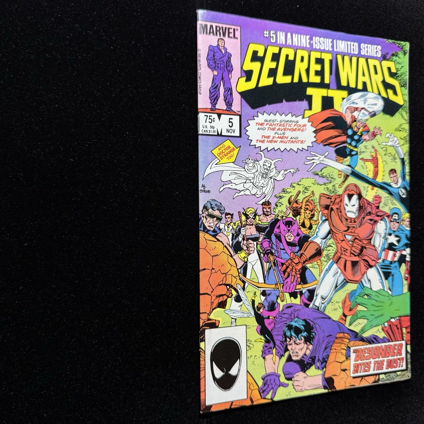 Secret Wars II 5 - 1st Appearance Of Boom Boom - Copper Age Marvel Comics 1985