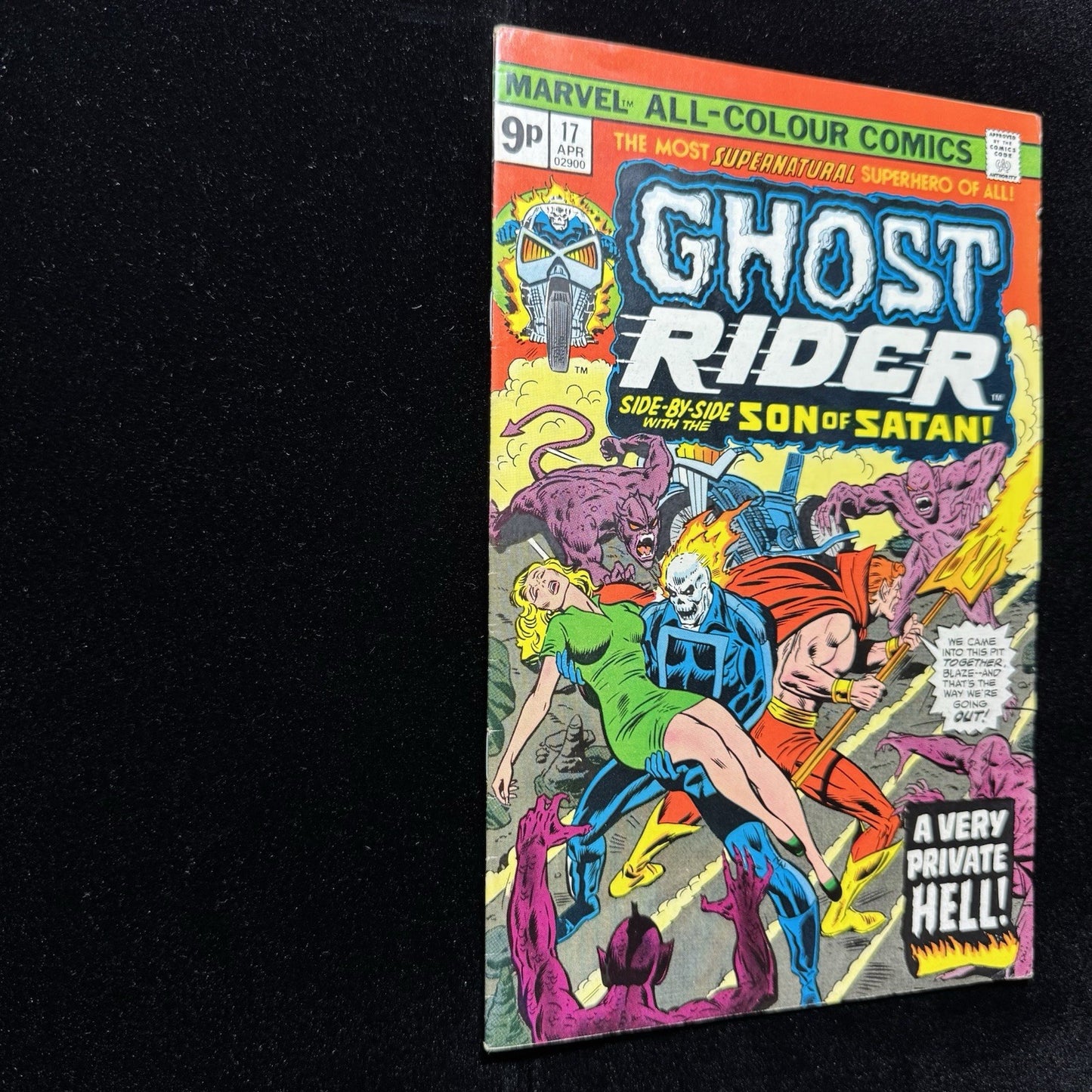 Ghost Rider 17 - Bronze Age Marvel Comics 1976