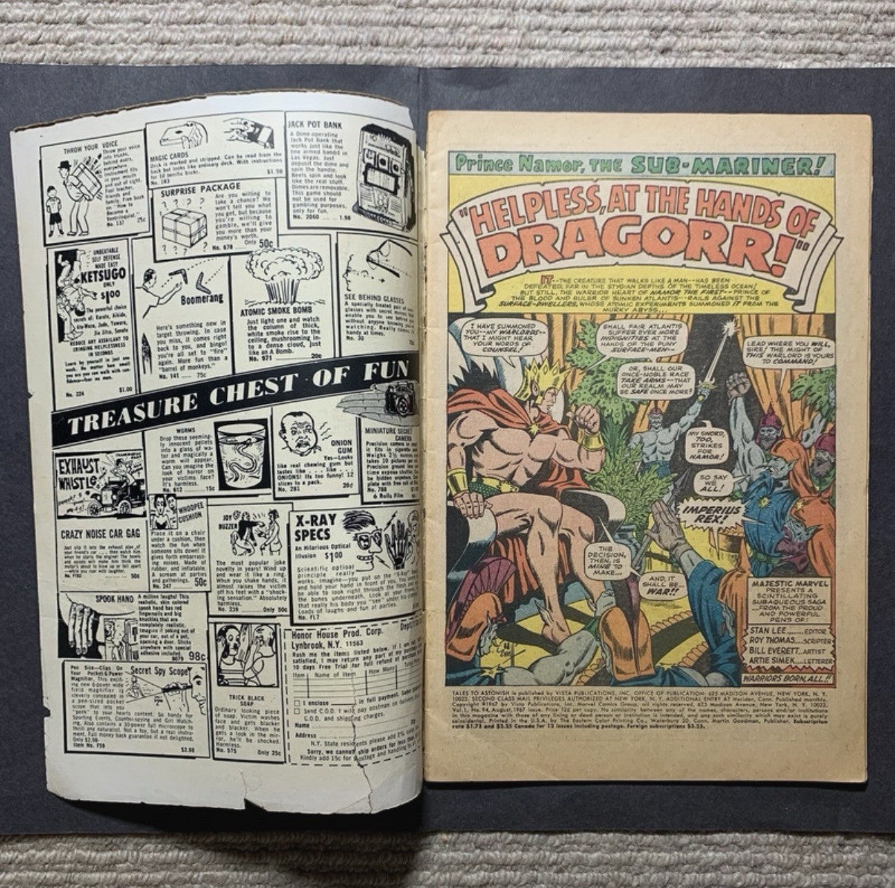 Tales To Astonish 94 - Silver Age Marvel Comics 1967