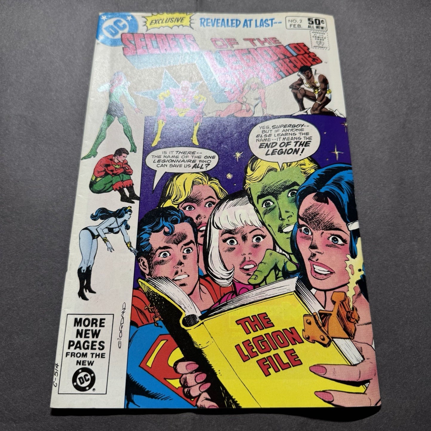 Secrets Of The Legion Of Super-Heroes 2 - Bronze Age Dc Comics 1981