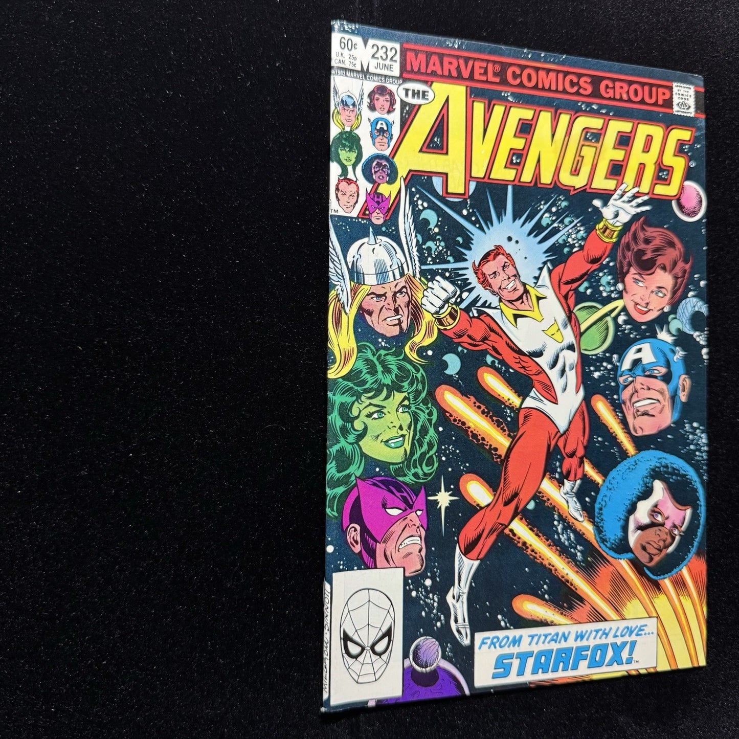 Avengers 232 - Eros Is Renamed Starfox - Bronze Age Marvel Comics 1983