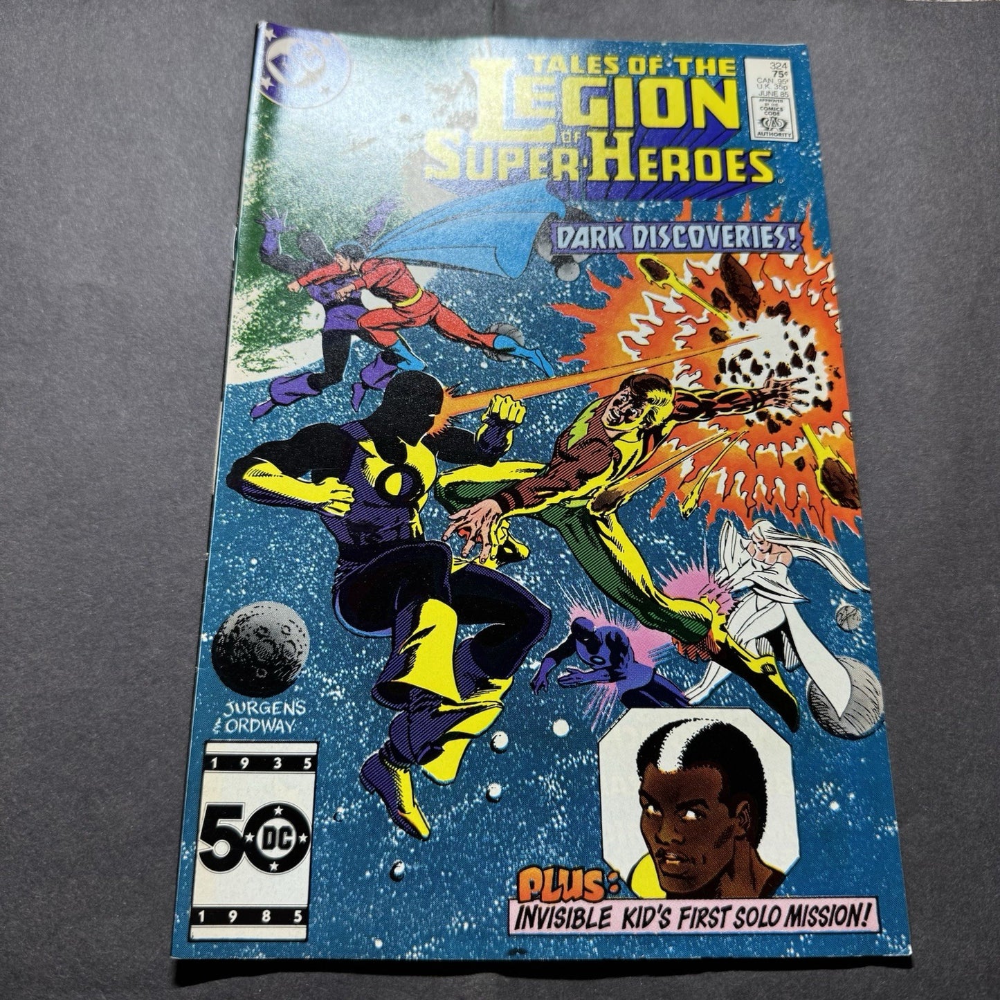 Legion Of Super-Heroes 324 - Copper Age Dc Comics 1985