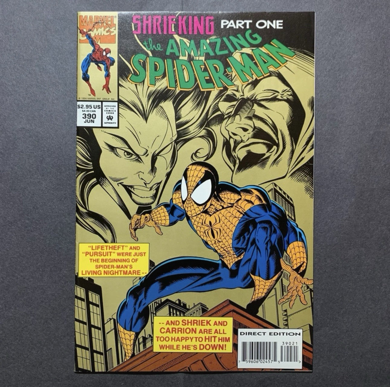 Amazing Spider-Man 390 - Modern Age Marvel Comics 1994